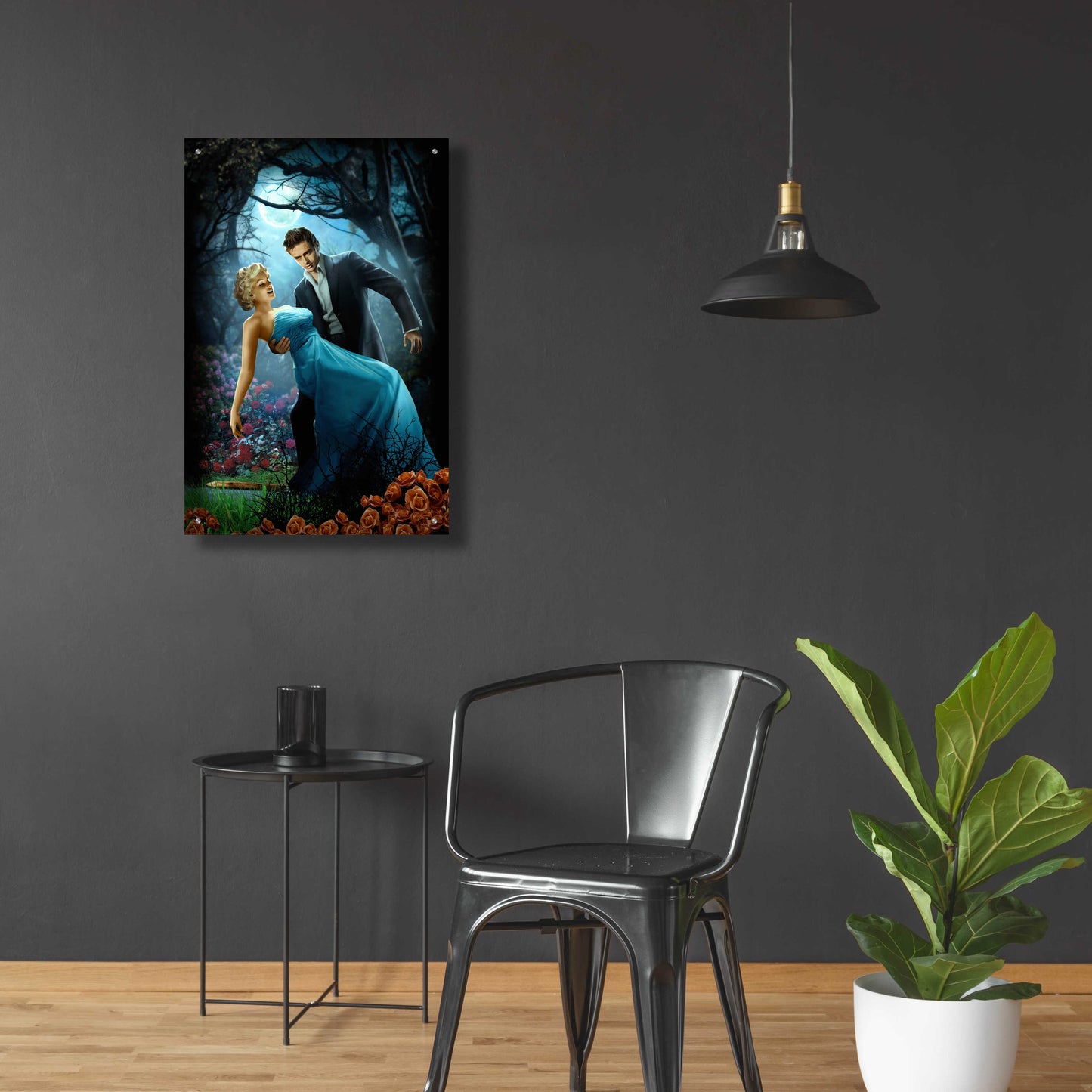 Epic Art 'Twilight' by JJ Brando, Acrylic Glass Wall Art,24x36