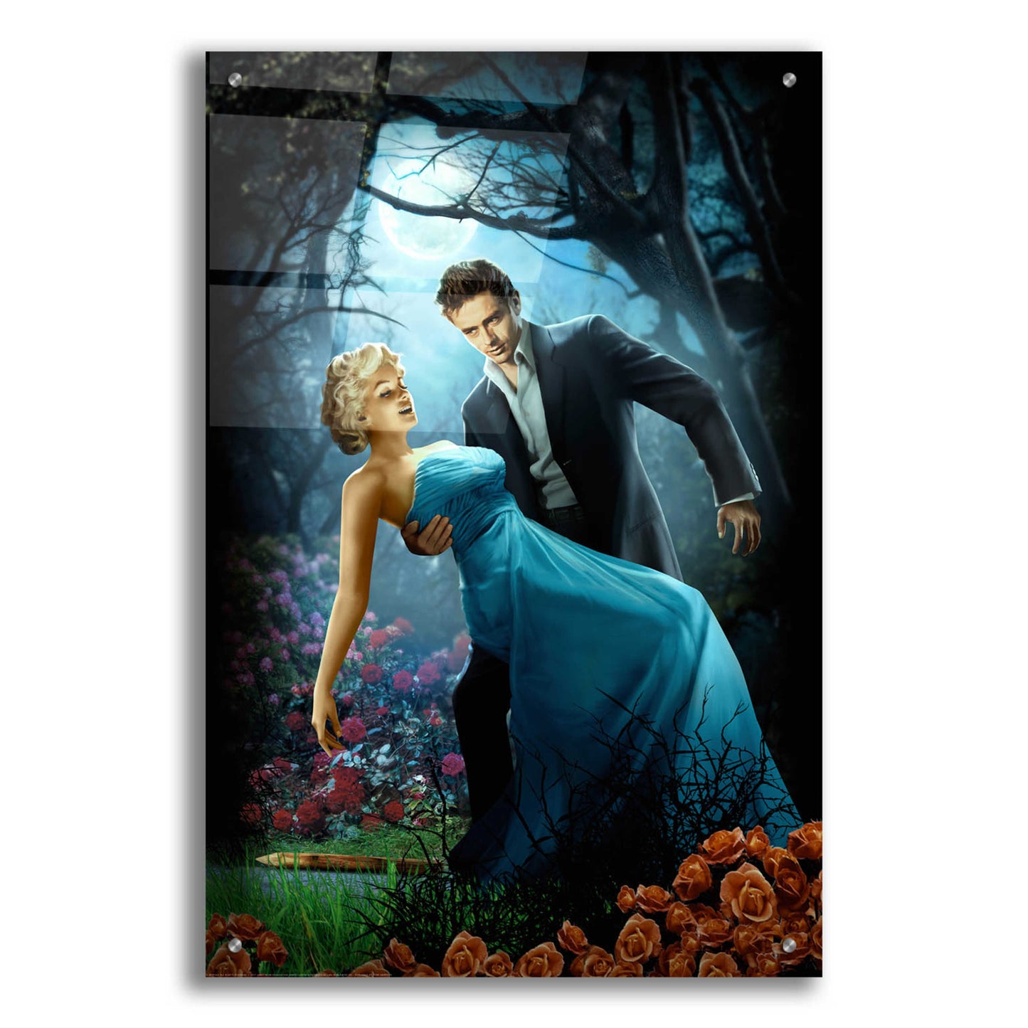 Epic Art 'Twilight' by JJ Brando, Acrylic Glass Wall Art,24x36