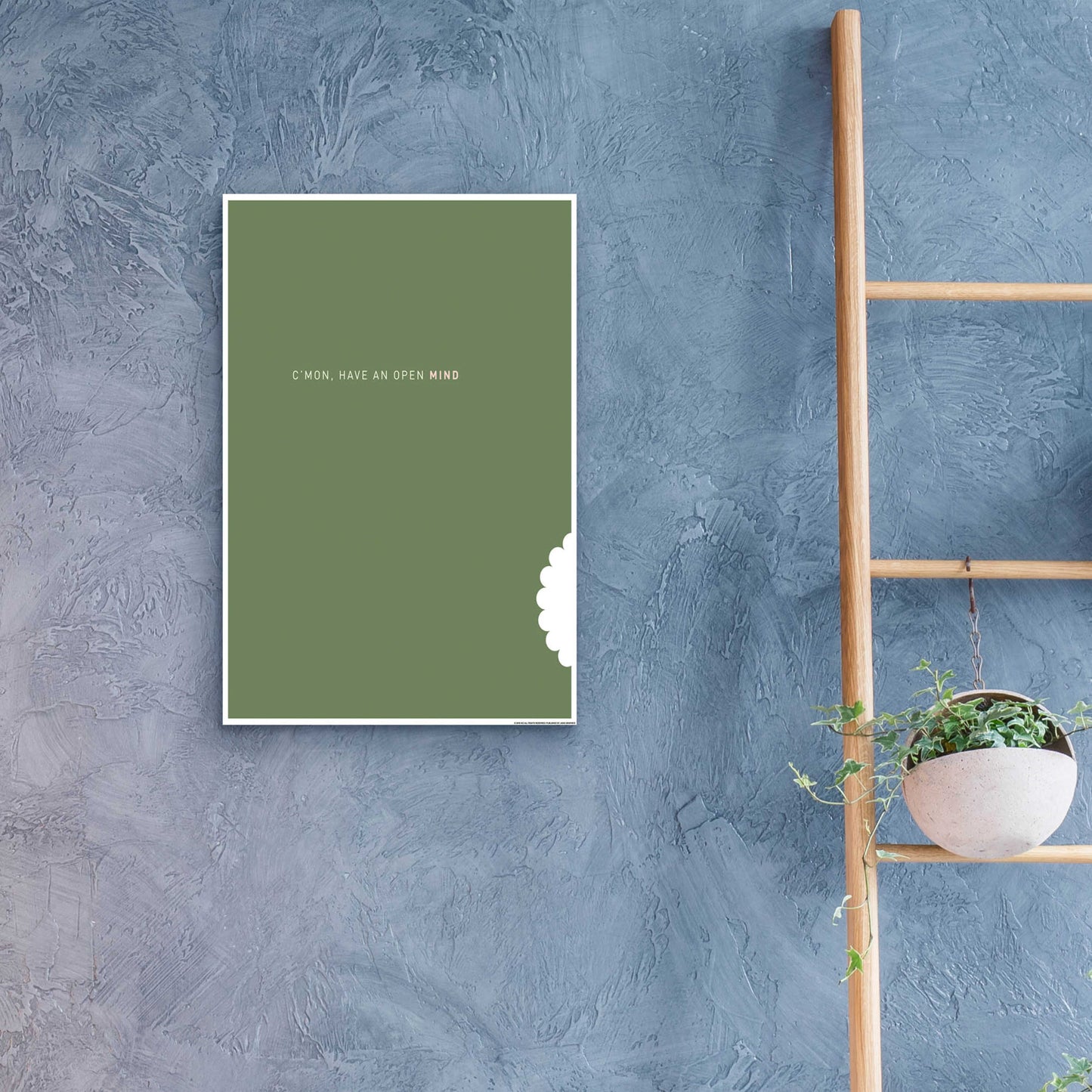 Epic Art 'Open Mind' by JJ Brando, Acrylic Glass Wall Art,16x24