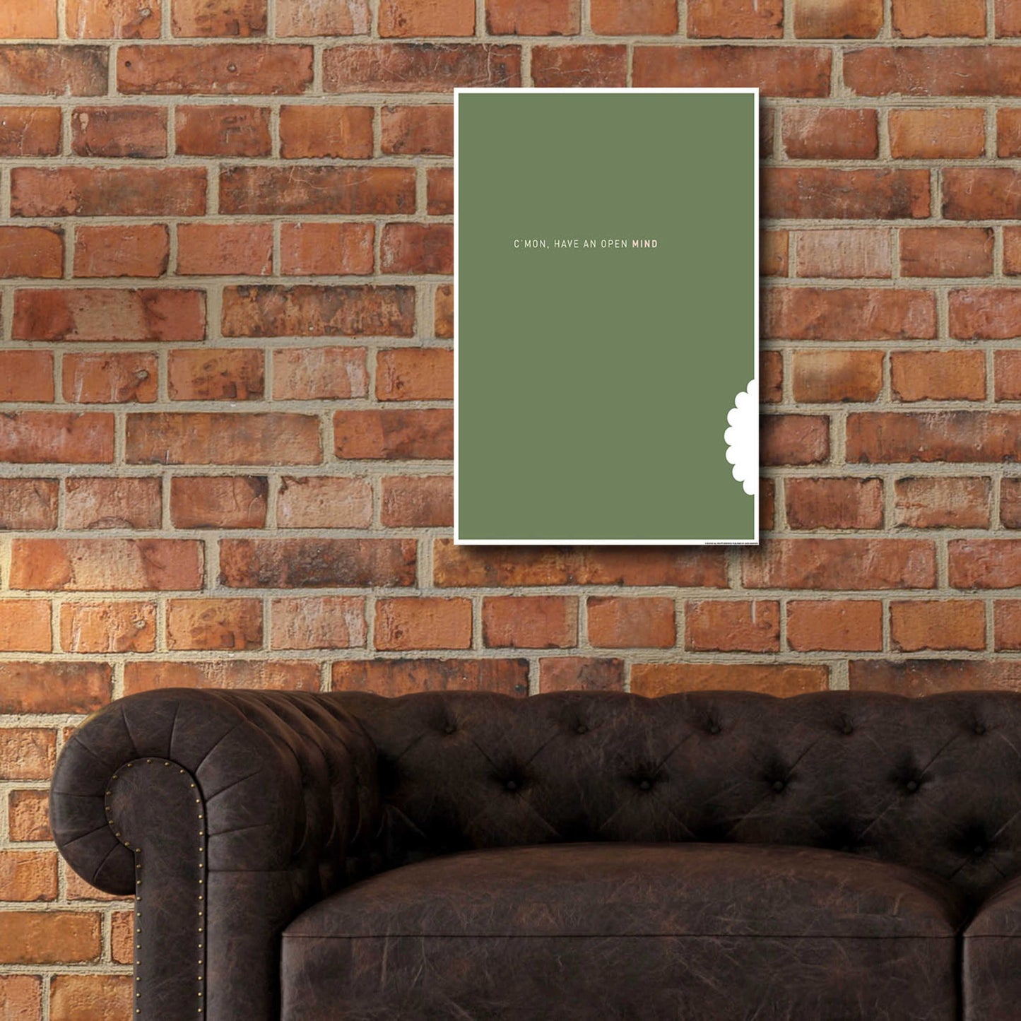 Epic Art 'Open Mind' by JJ Brando, Acrylic Glass Wall Art,16x24