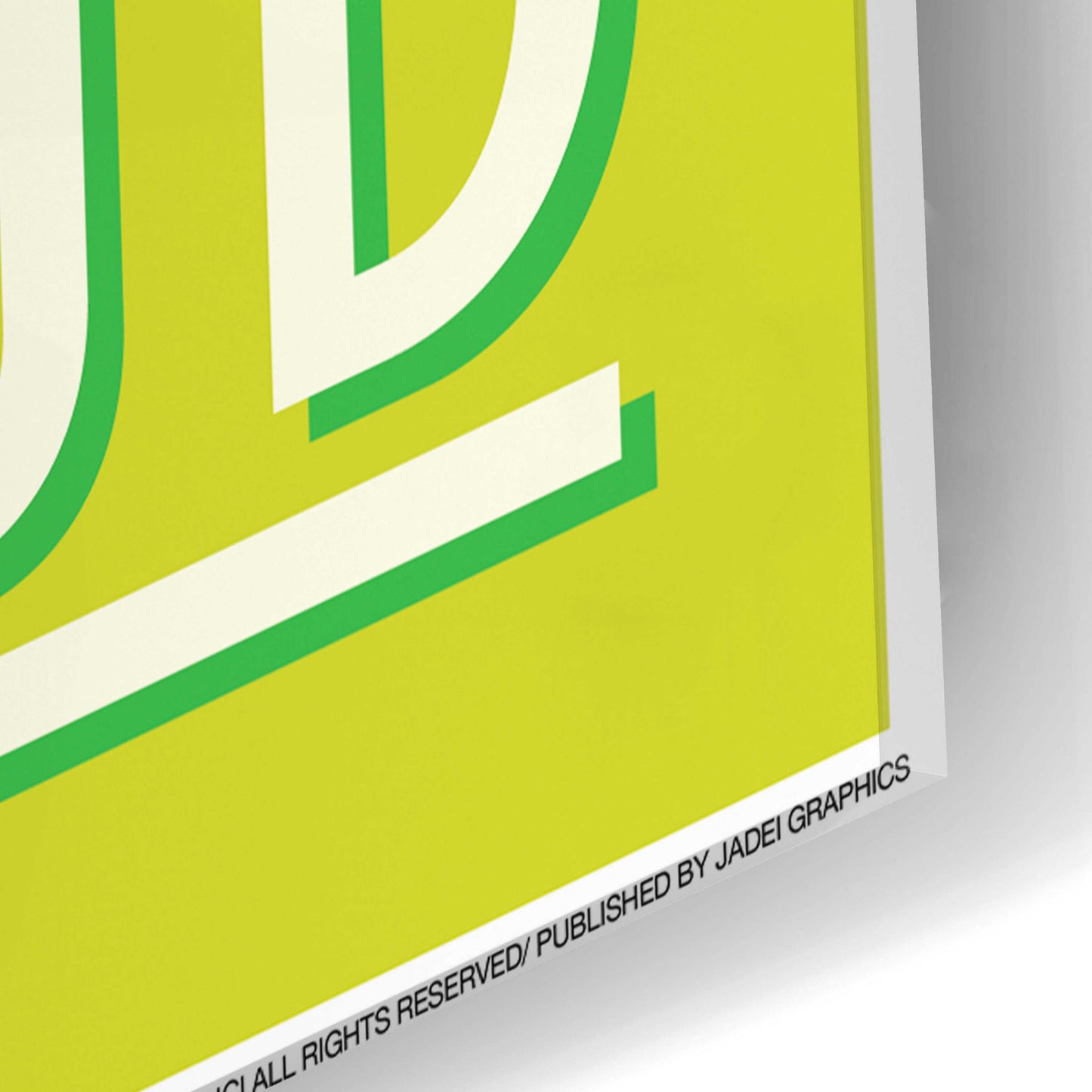 Epic Art 'Lol' by JJ Brando, Acrylic Glass Wall Art,16x24