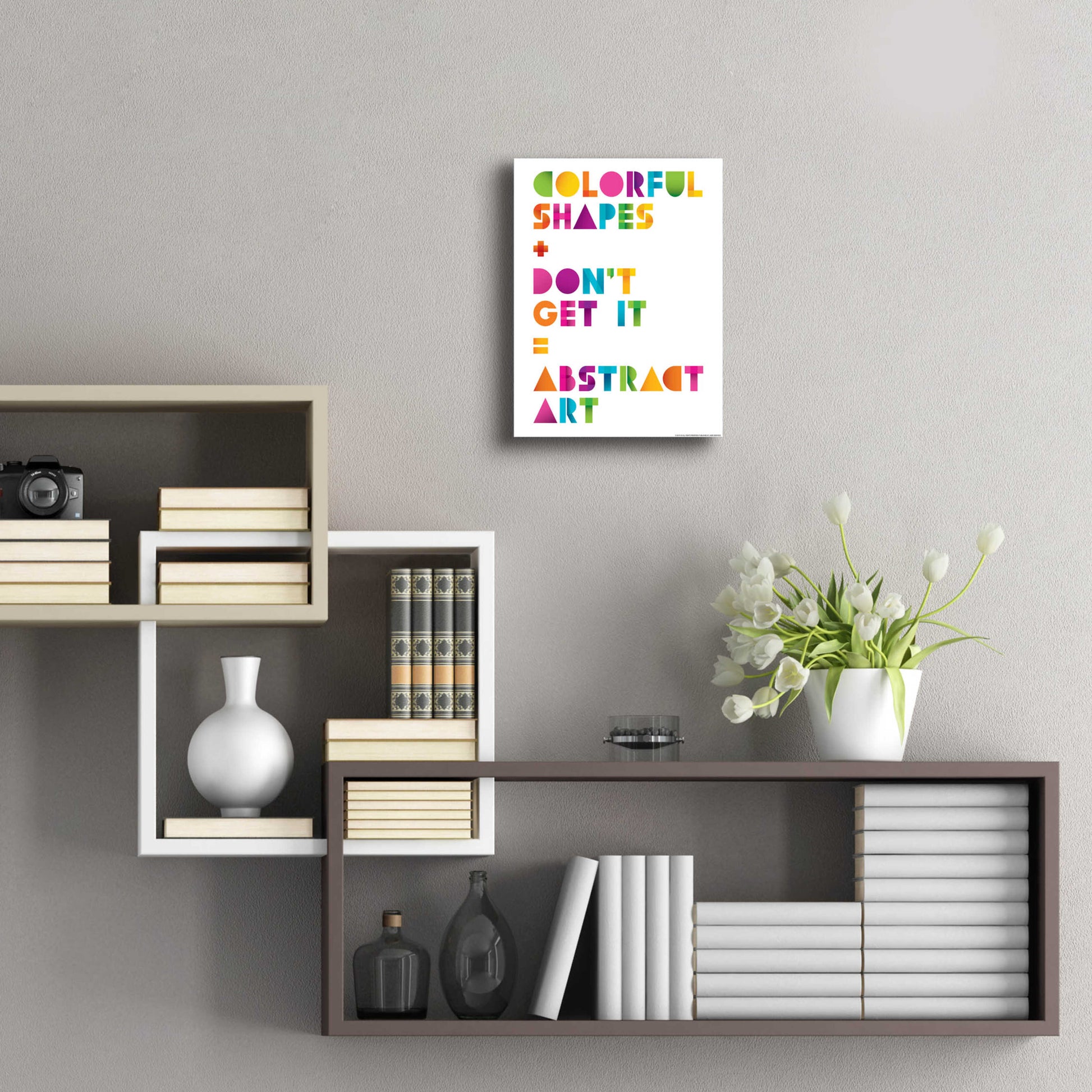 Epic Art 'Abstract Art' by JJ Brando, Acrylic Glass Wall Art,12x16