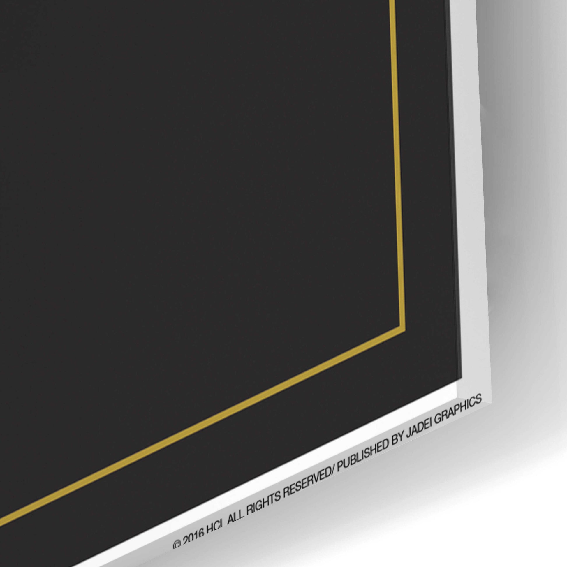 Epic Art 'Typo' by JJ Brando, Acrylic Glass Wall Art,16x24