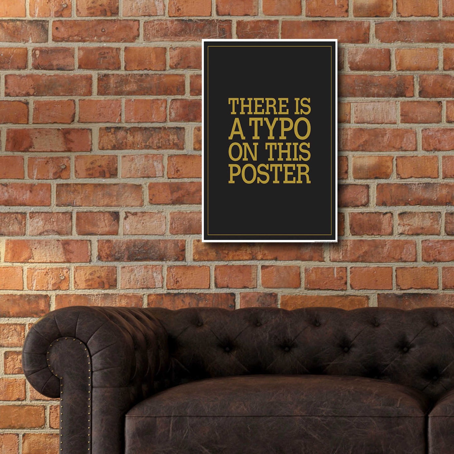 Epic Art 'Typo' by JJ Brando, Acrylic Glass Wall Art,16x24