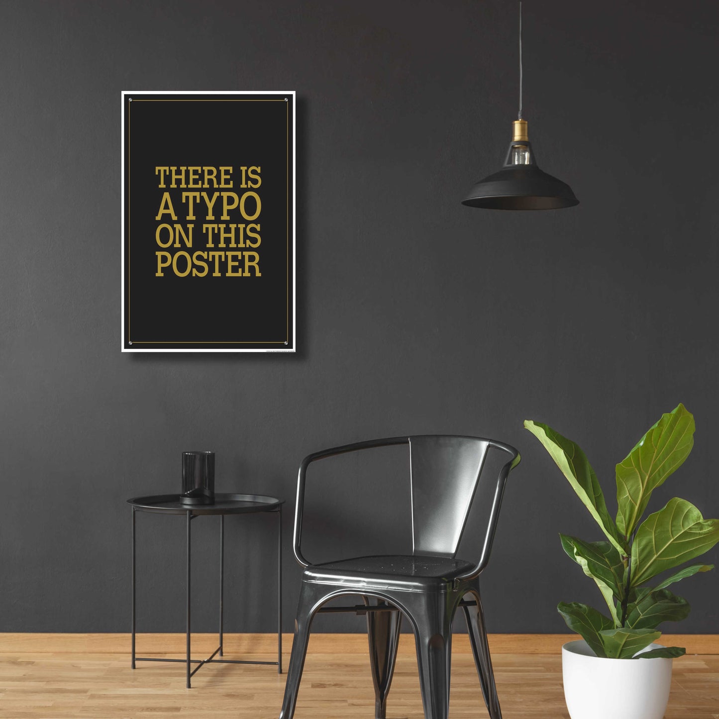 Epic Art 'Typo' by JJ Brando, Acrylic Glass Wall Art,24x36