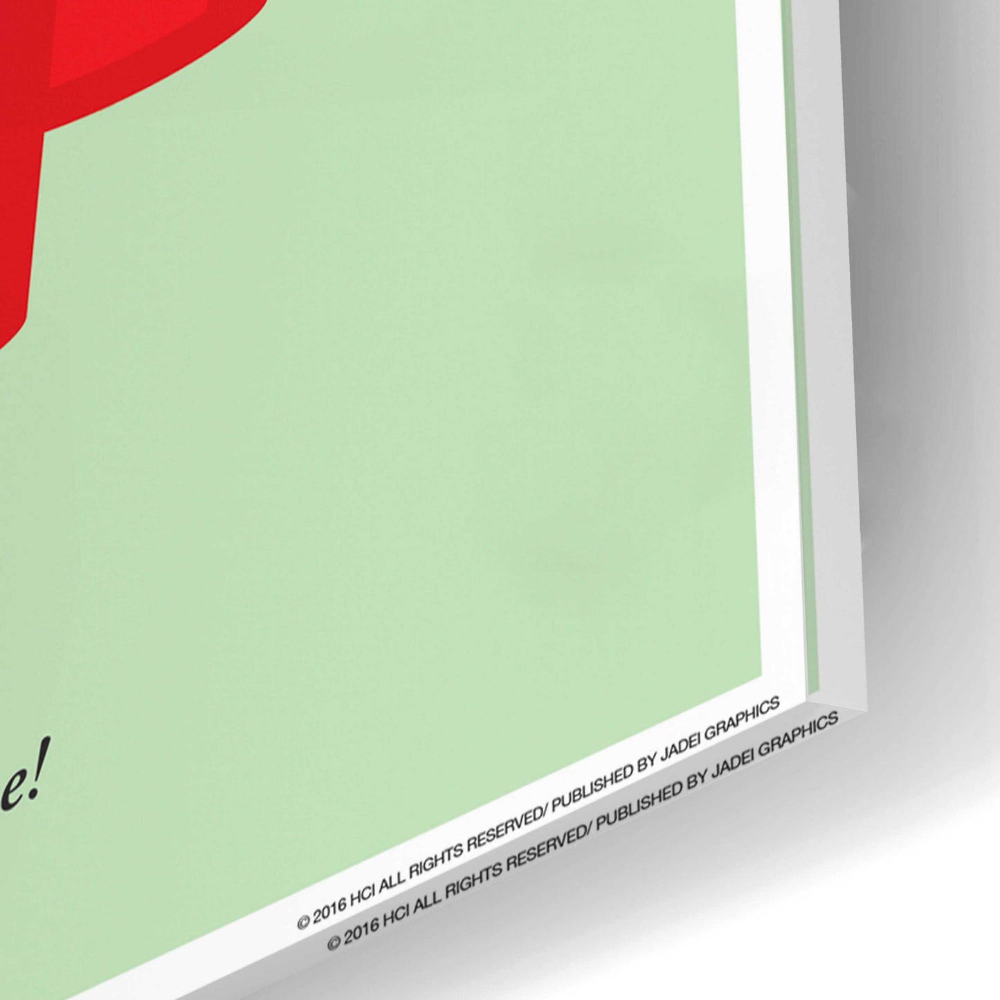 Epic Art 'Pong' by JJ Brando, Acrylic Glass Wall Art,16x12