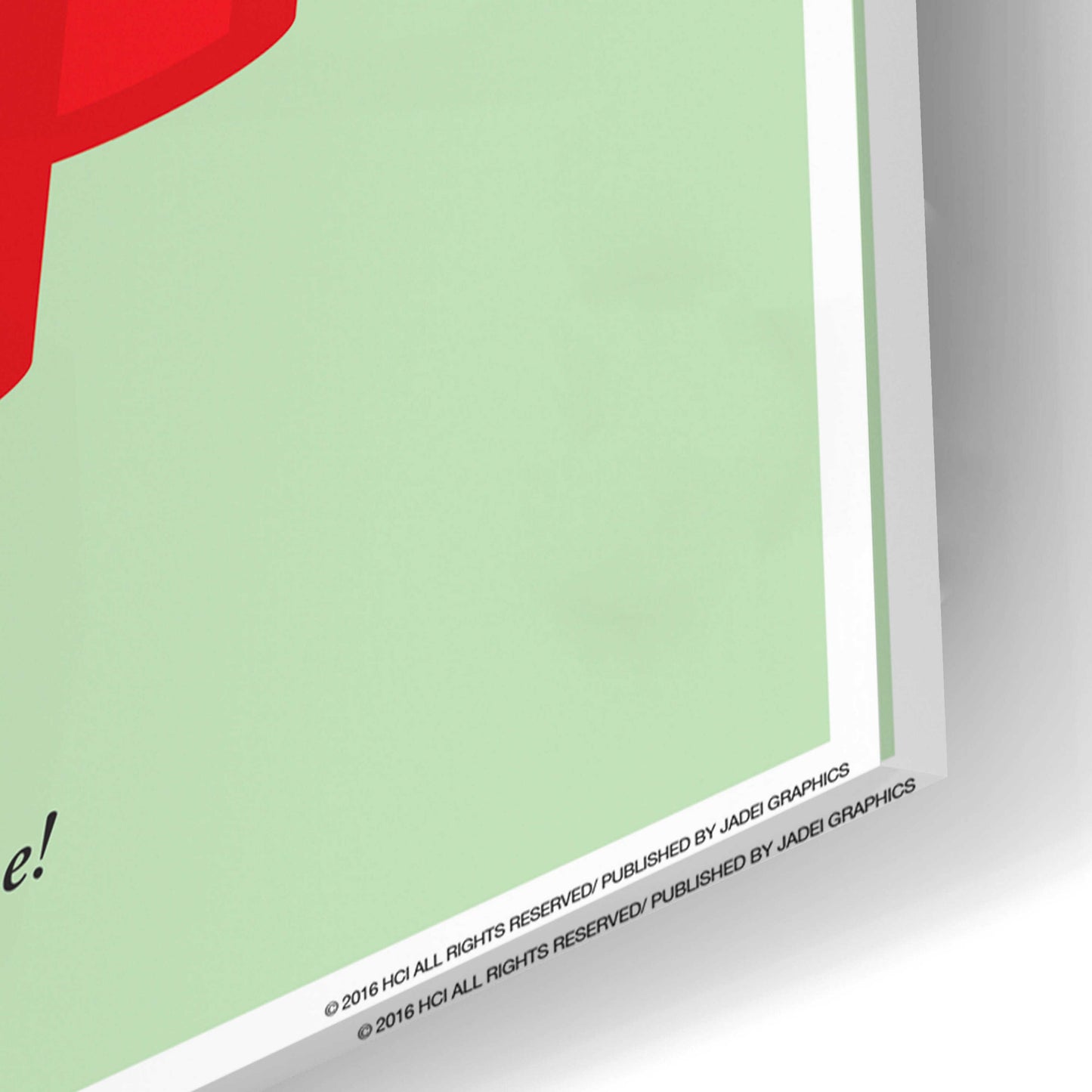 Epic Art 'Pong' by JJ Brando, Acrylic Glass Wall Art,24x16