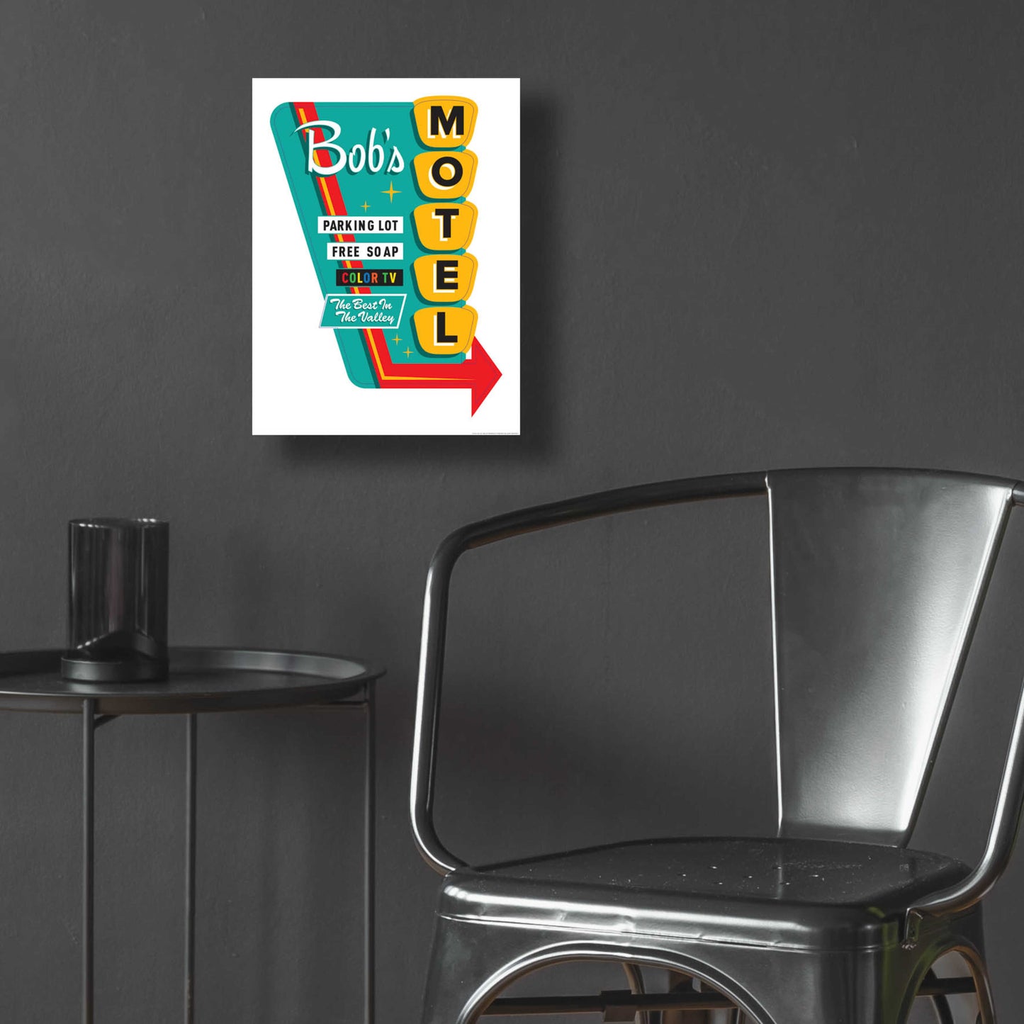 Epic Art 'Bob's Motel In White' by JJ Brando, Acrylic Glass Wall Art,12x16