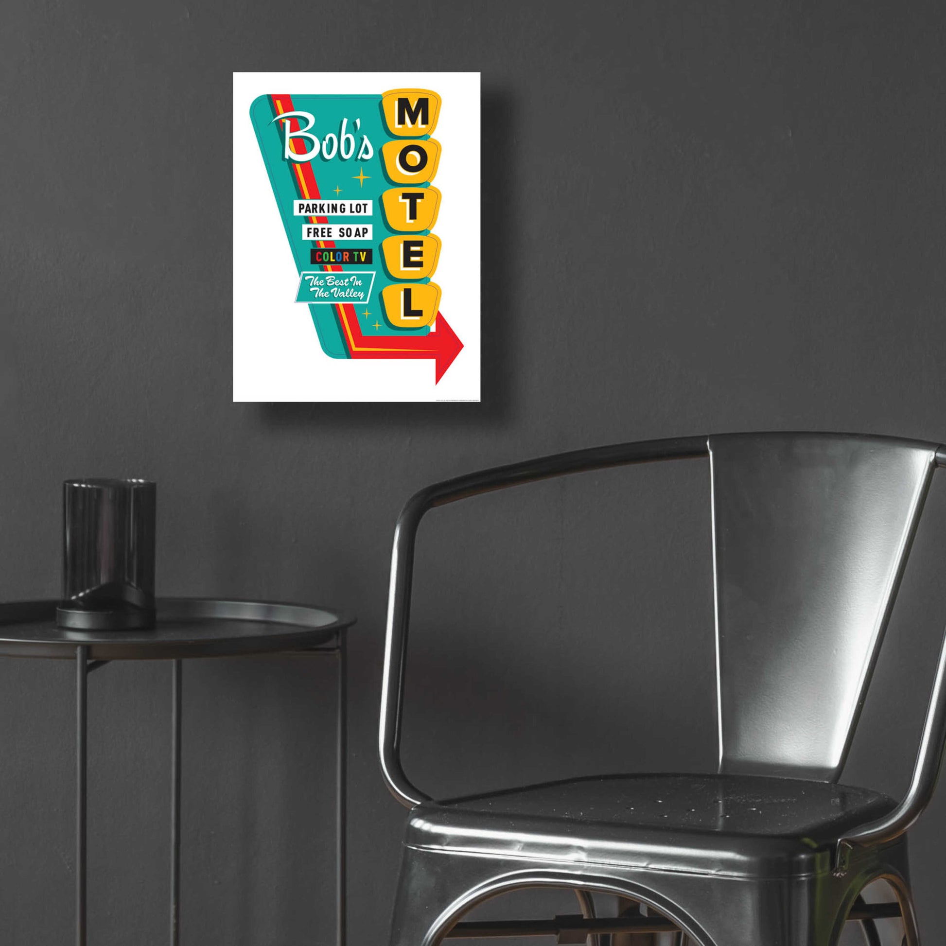 Epic Art 'Bob's Motel In White' by JJ Brando, Acrylic Glass Wall Art,12x16