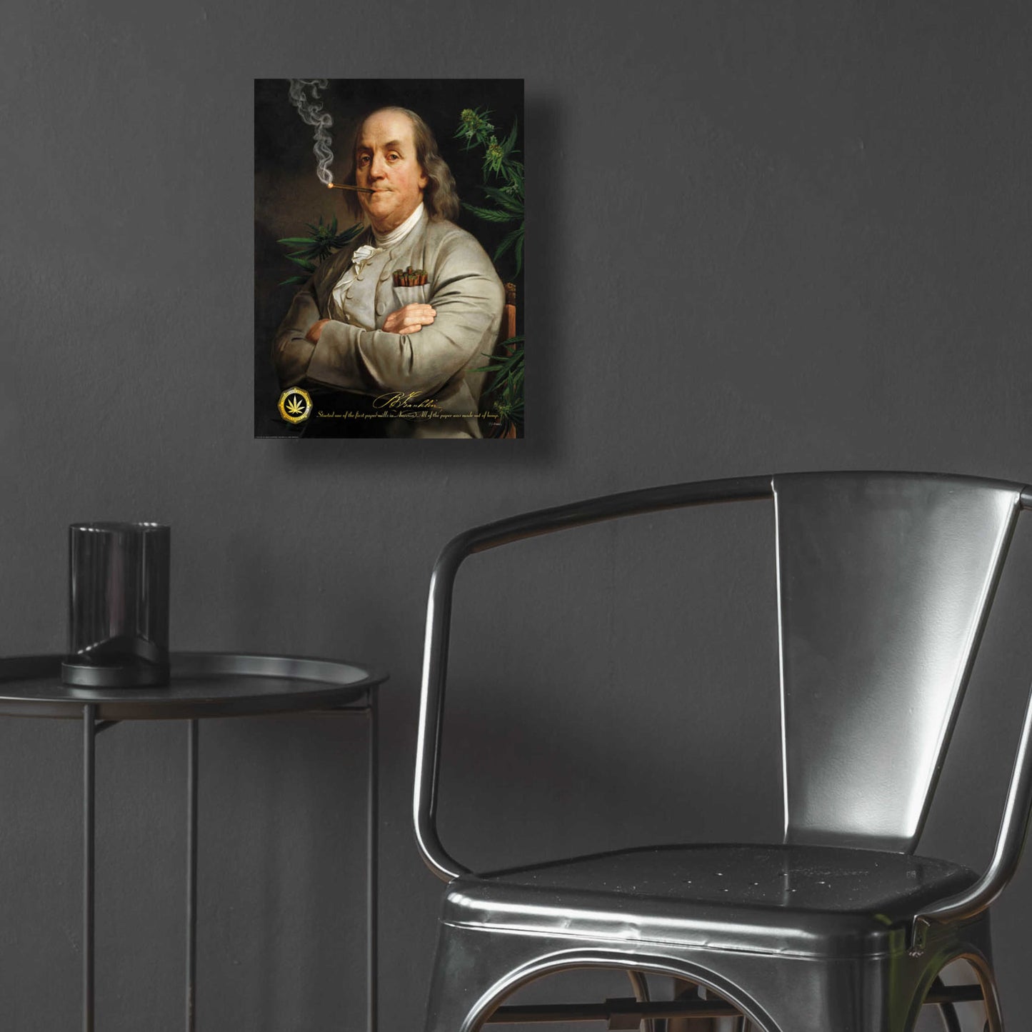 Epic Art 'Ben's Cigar' by JJ Brando, Acrylic Glass Wall Art,12x16