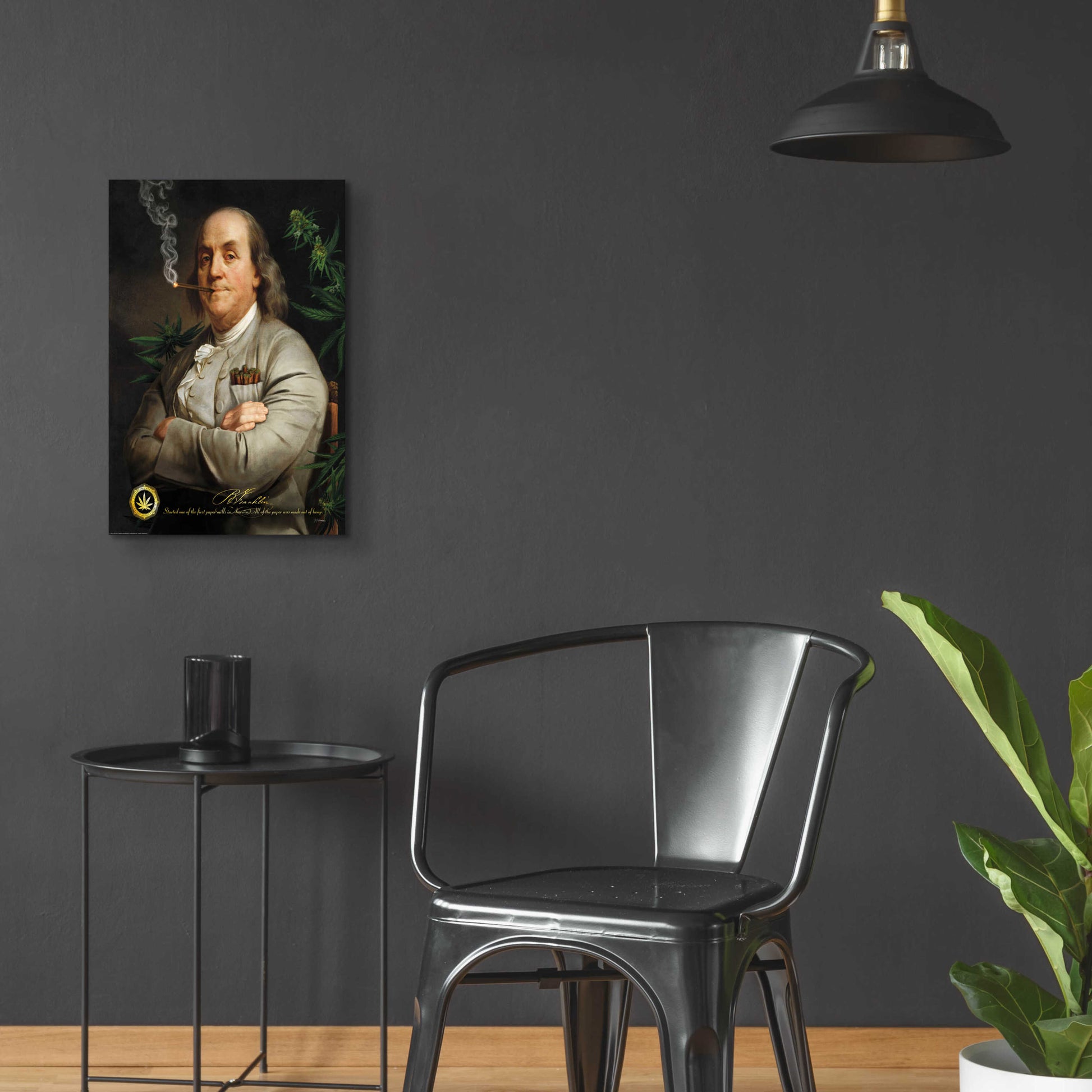 Epic Art 'Ben's Cigar' by JJ Brando, Acrylic Glass Wall Art,16x24