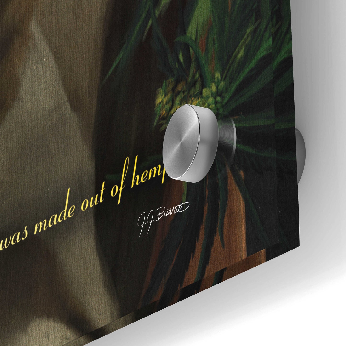 Epic Art 'Ben's Cigar' by JJ Brando, Acrylic Glass Wall Art,24x36