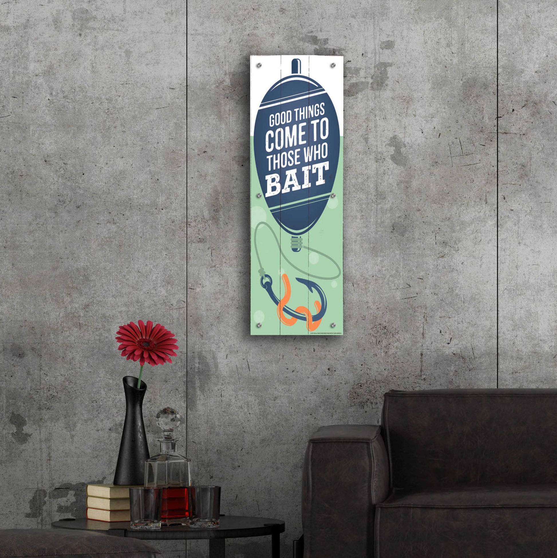Epic Art 'Good Things' by JJ Brando, Acrylic Glass Wall Art,12x36