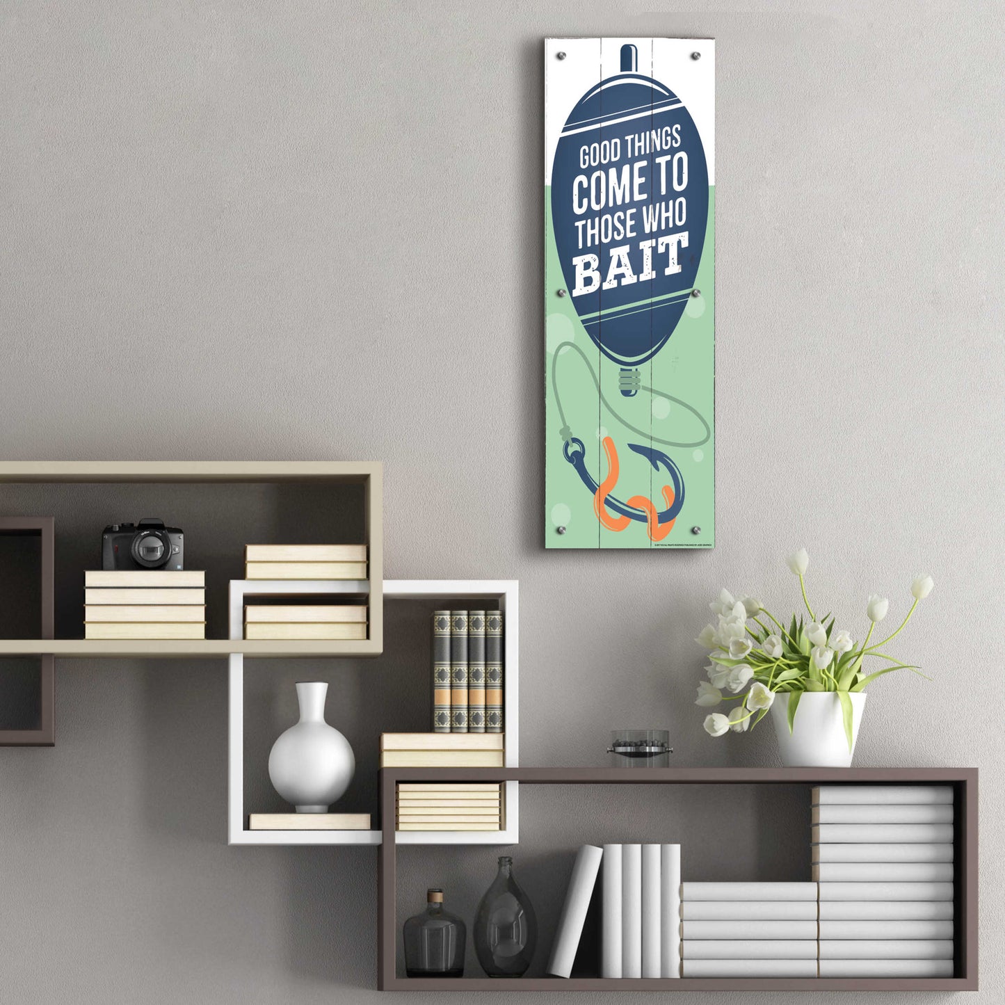 Epic Art 'Good Things' by JJ Brando, Acrylic Glass Wall Art,12x36