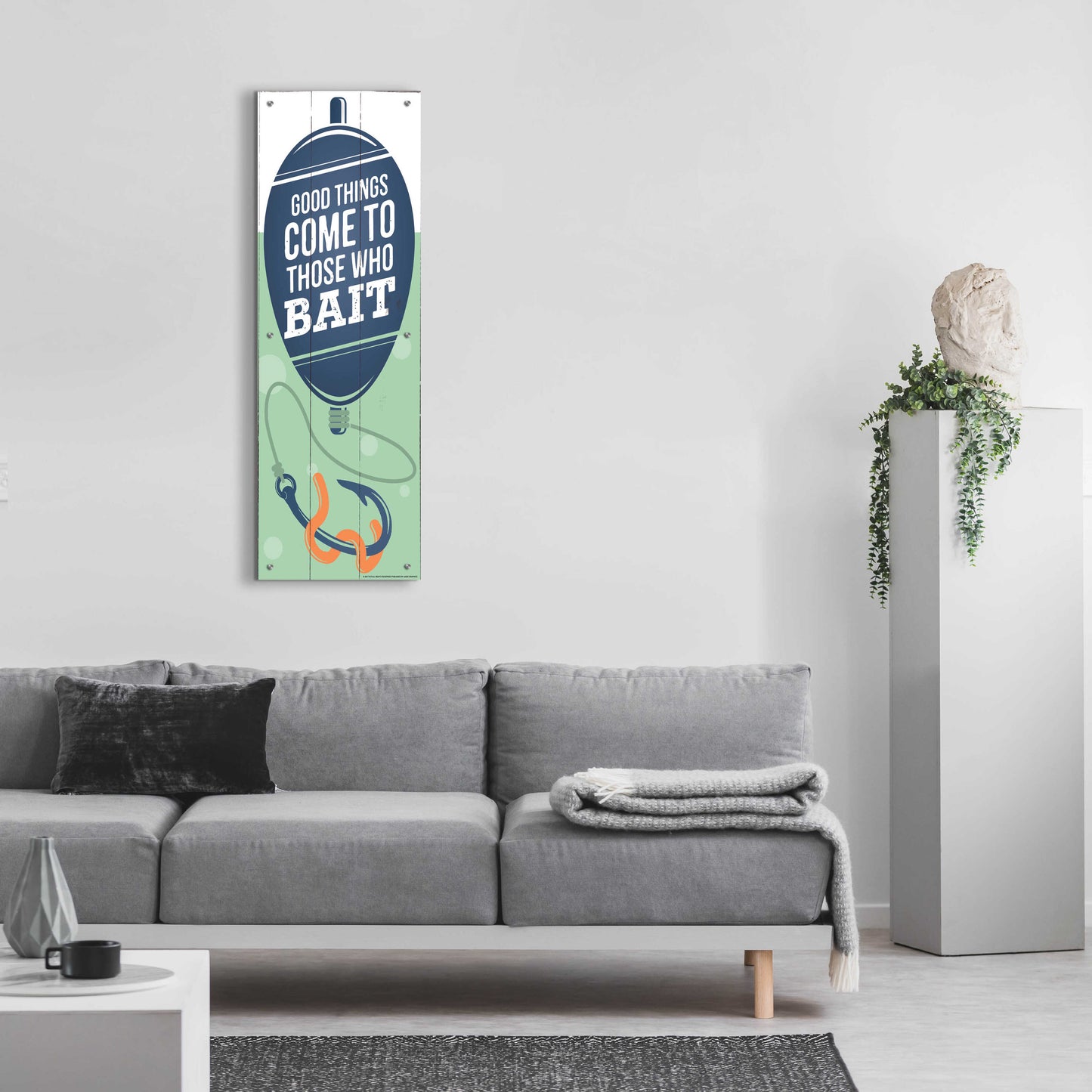 Epic Art 'Good Things' by JJ Brando, Acrylic Glass Wall Art,16x48