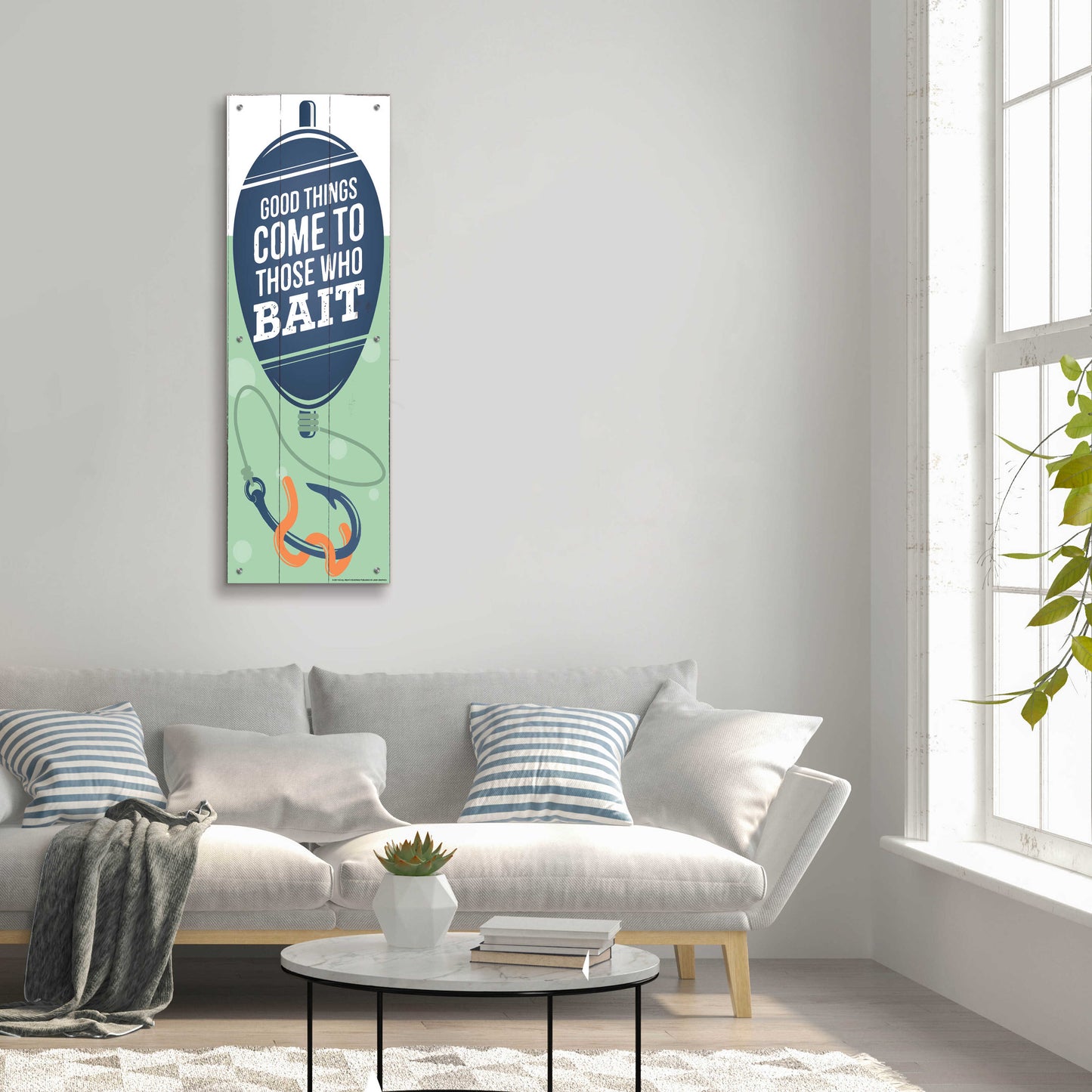 Epic Art 'Good Things' by JJ Brando, Acrylic Glass Wall Art,16x48