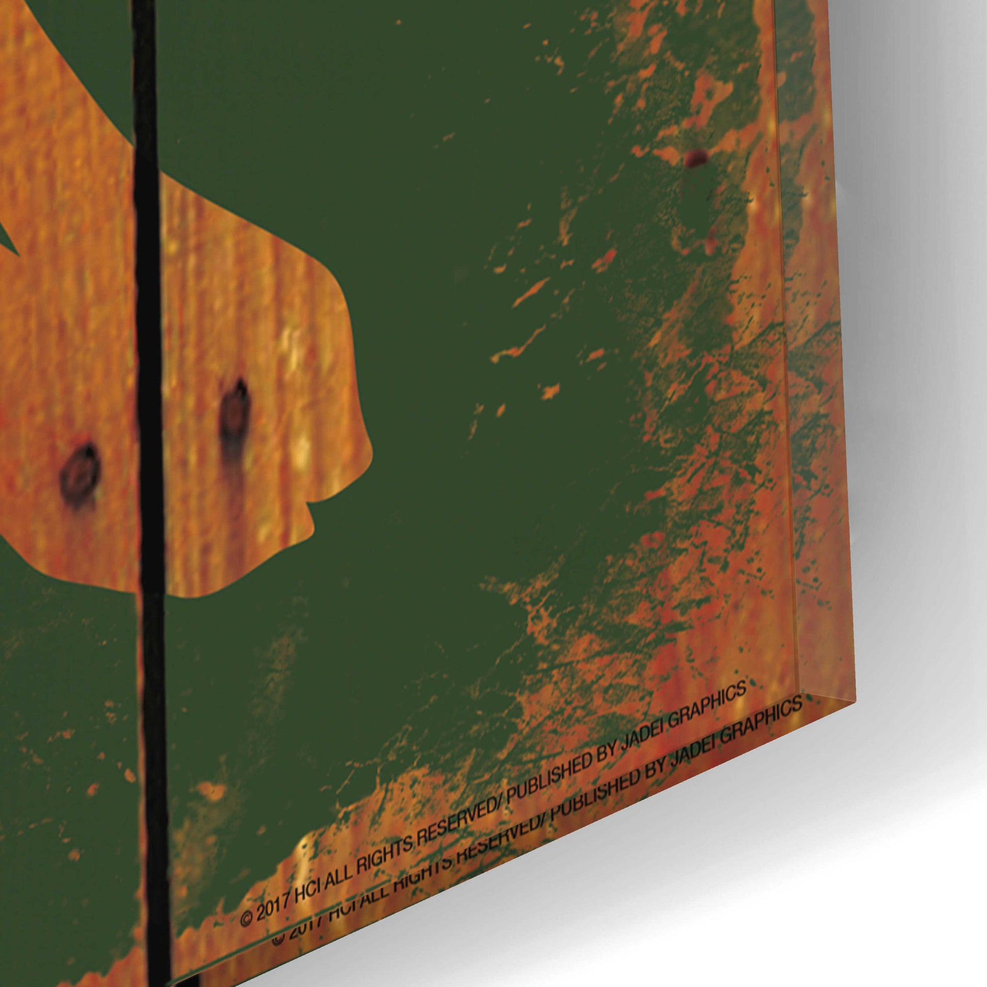 Epic Art 'Zero Bucks' by JJ Brando, Acrylic Glass Wall Art,12x12