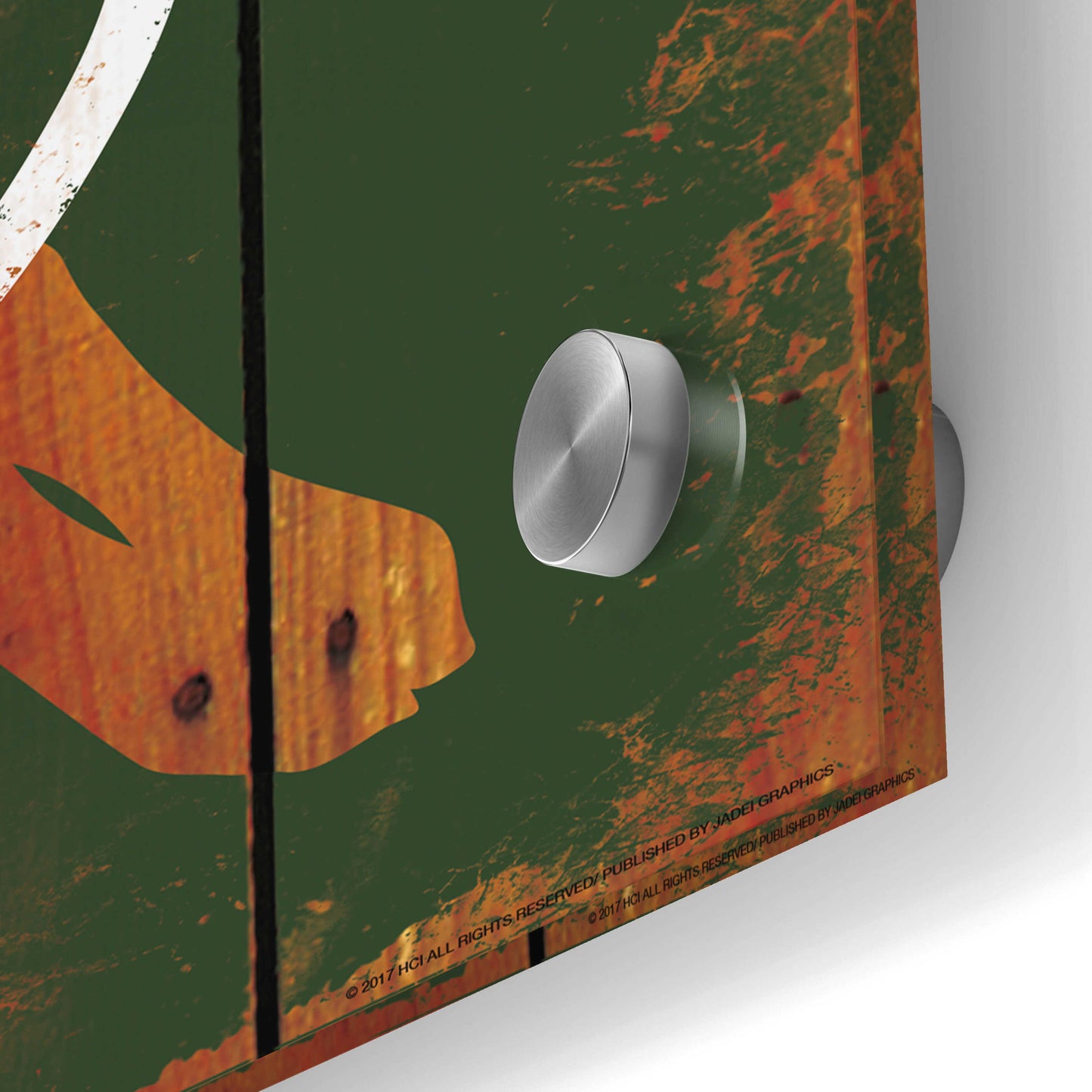 Epic Art 'Zero Bucks' by JJ Brando, Acrylic Glass Wall Art,24x24