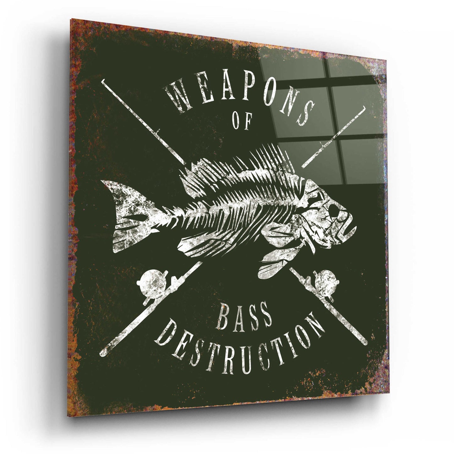 Epic Art 'Weapons Of Bass' by JJ Brando, Acrylic Glass Wall Art,12x12