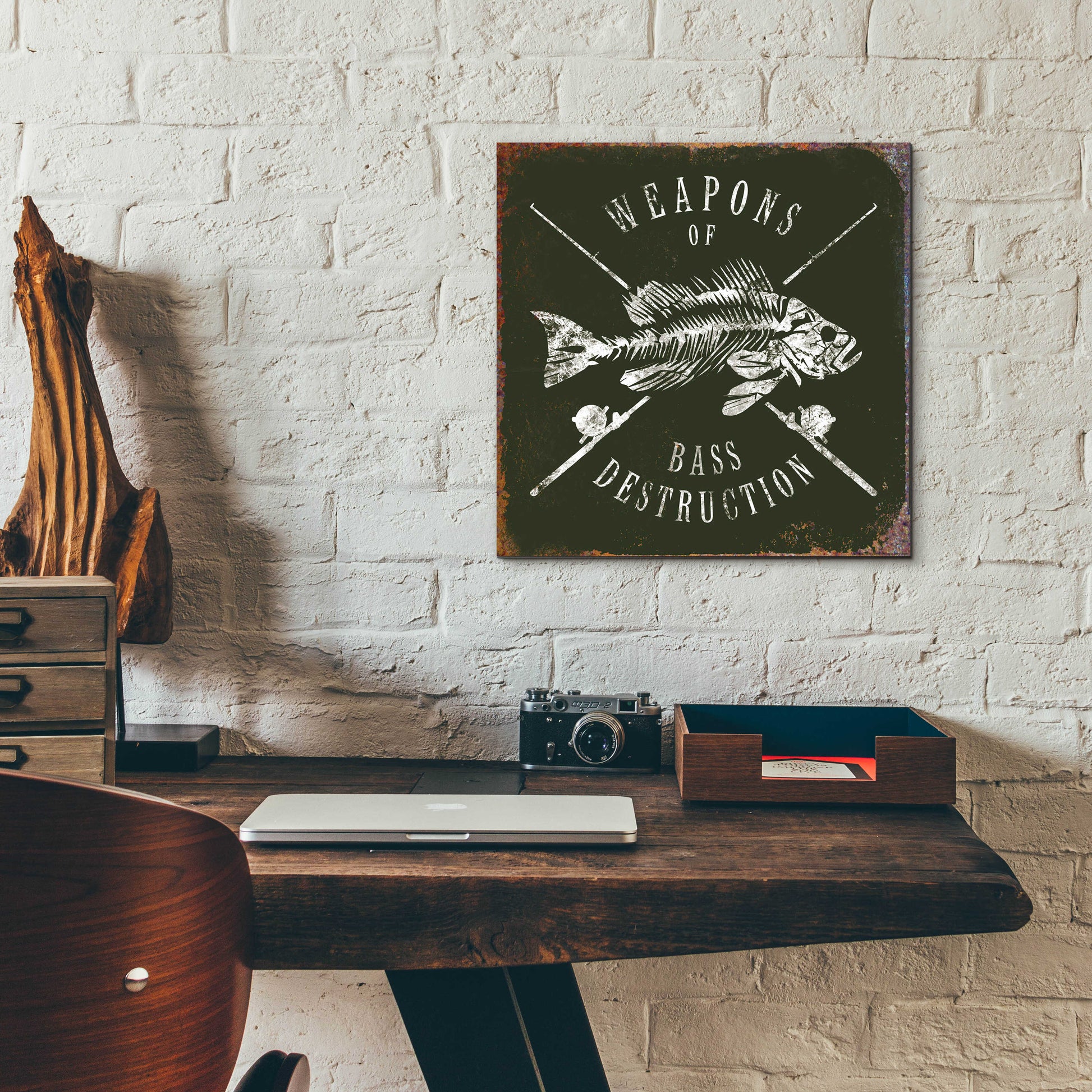 Epic Art 'Weapons Of Bass' by JJ Brando, Acrylic Glass Wall Art,12x12