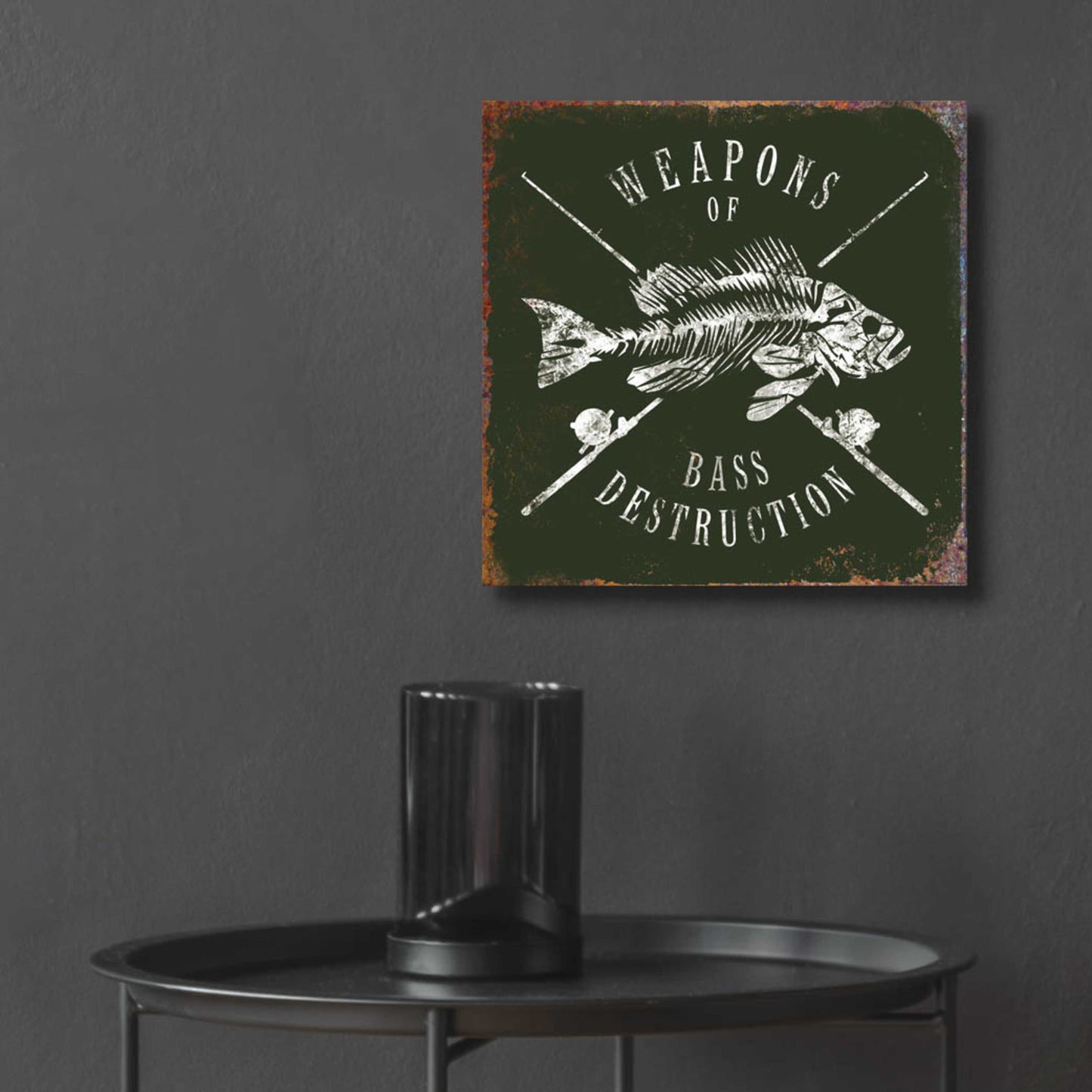 Epic Art 'Weapons Of Bass' by JJ Brando, Acrylic Glass Wall Art,12x12