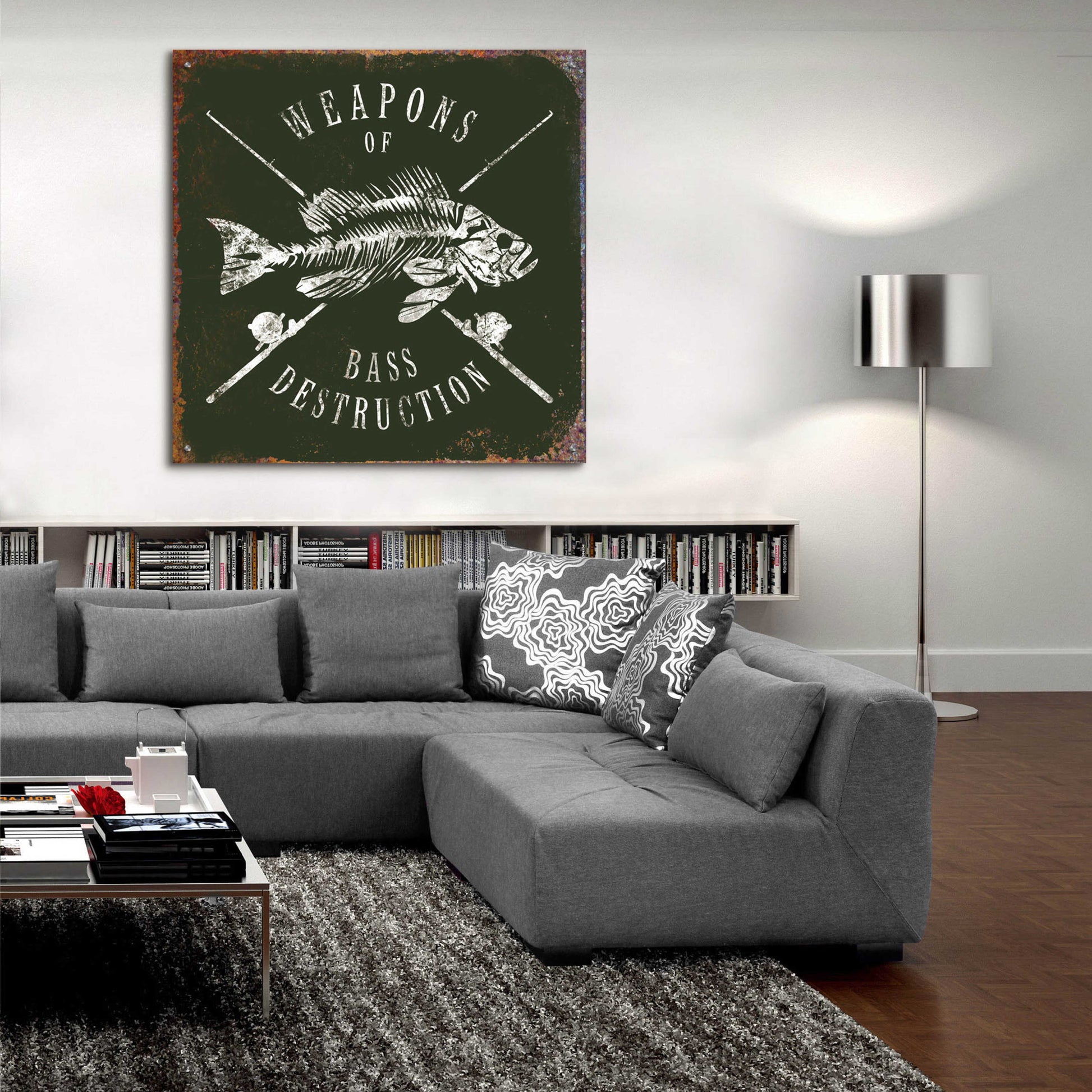 Epic Art 'Weapons Of Bass' by JJ Brando, Acrylic Glass Wall Art,36x36