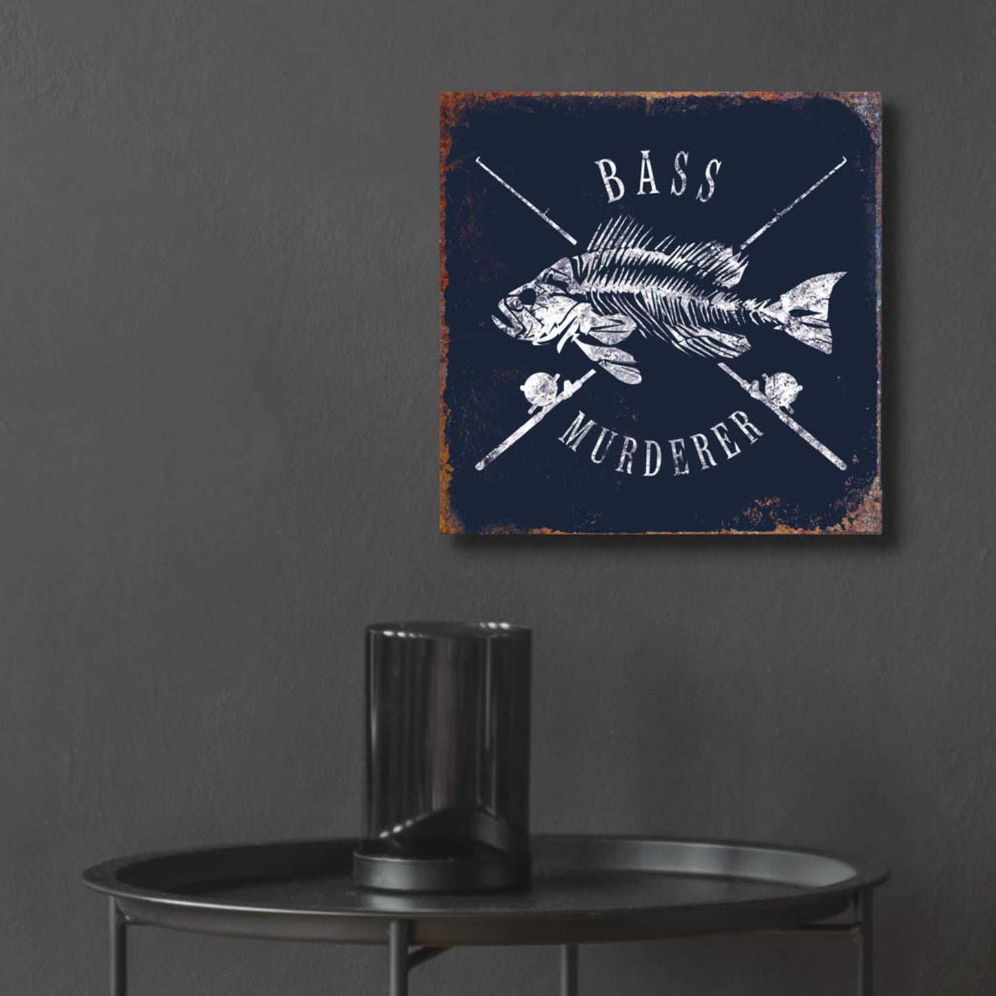 Epic Art 'Bass Murderer' by JJ Brando, Acrylic Glass Wall Art,12x12