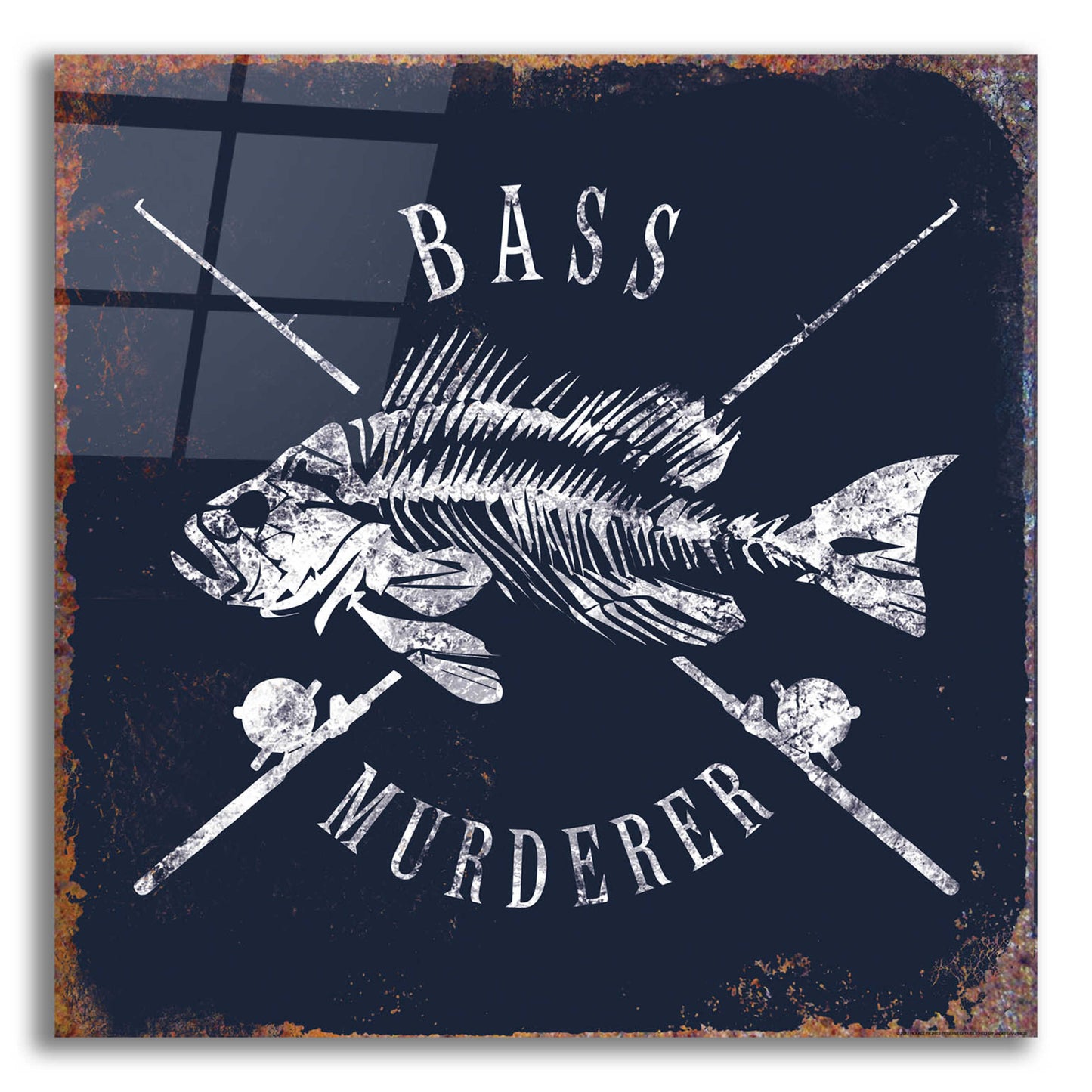 Epic Art 'Bass Murderer' by JJ Brando, Acrylic Glass Wall Art