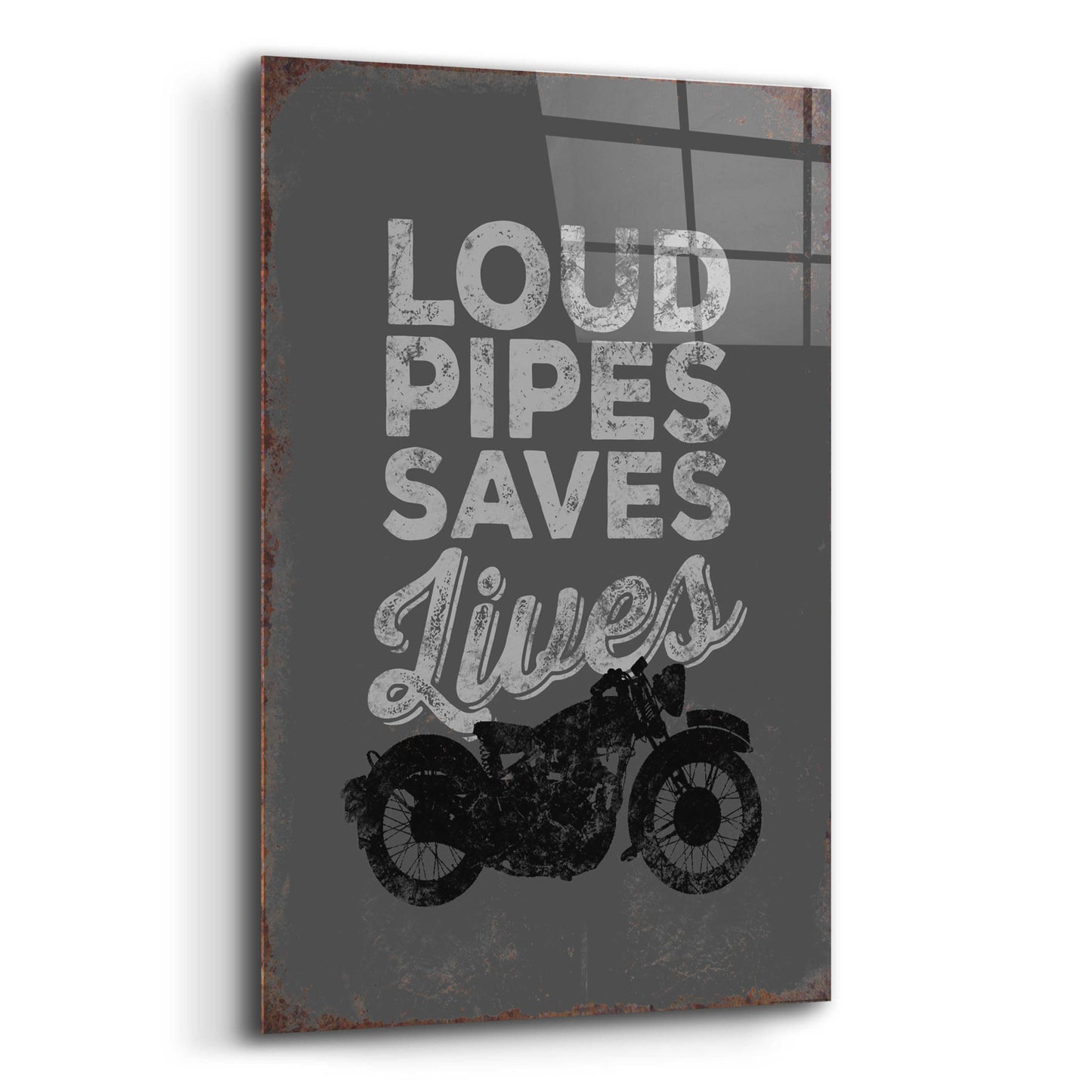 Epic Art 'Loud Pipes' by JJ Brando, Acrylic Glass Wall Art,12x16