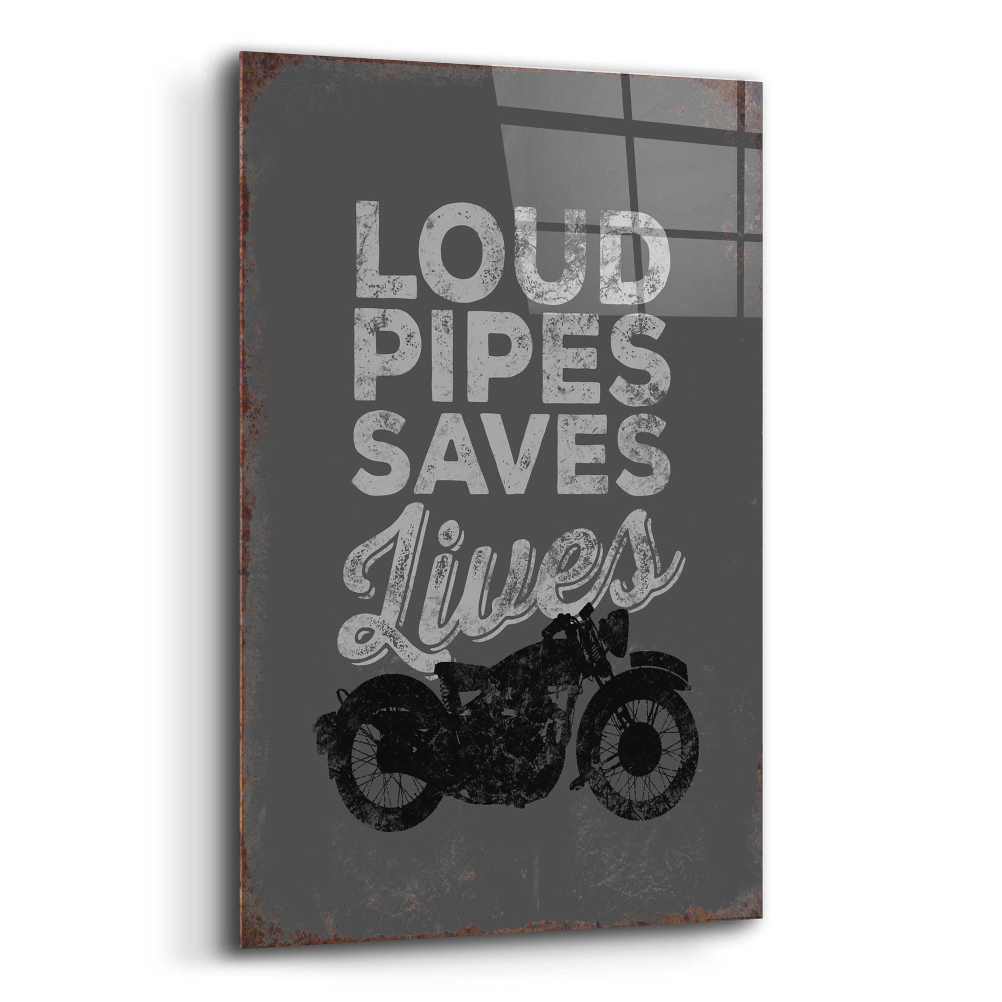 Epic Art 'Loud Pipes' by JJ Brando, Acrylic Glass Wall Art,12x16