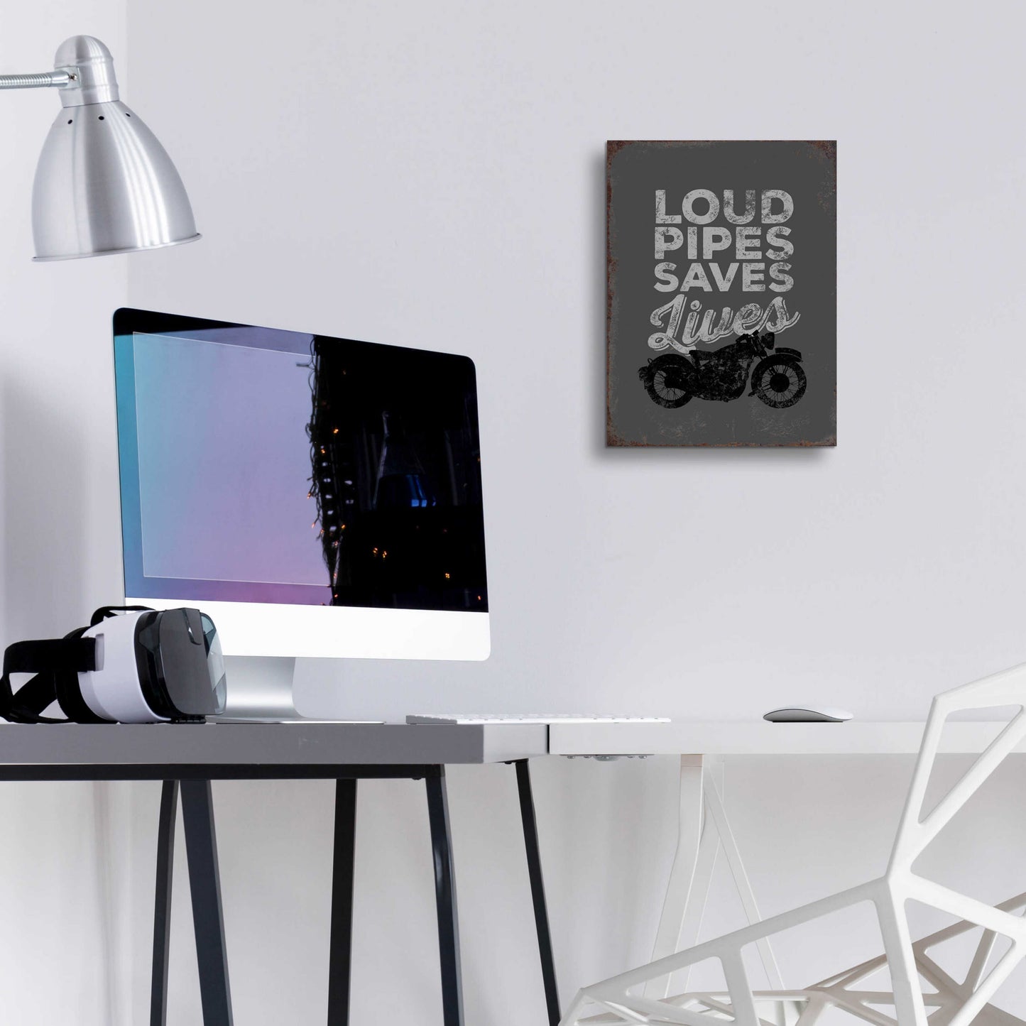Epic Art 'Loud Pipes' by JJ Brando, Acrylic Glass Wall Art,12x16