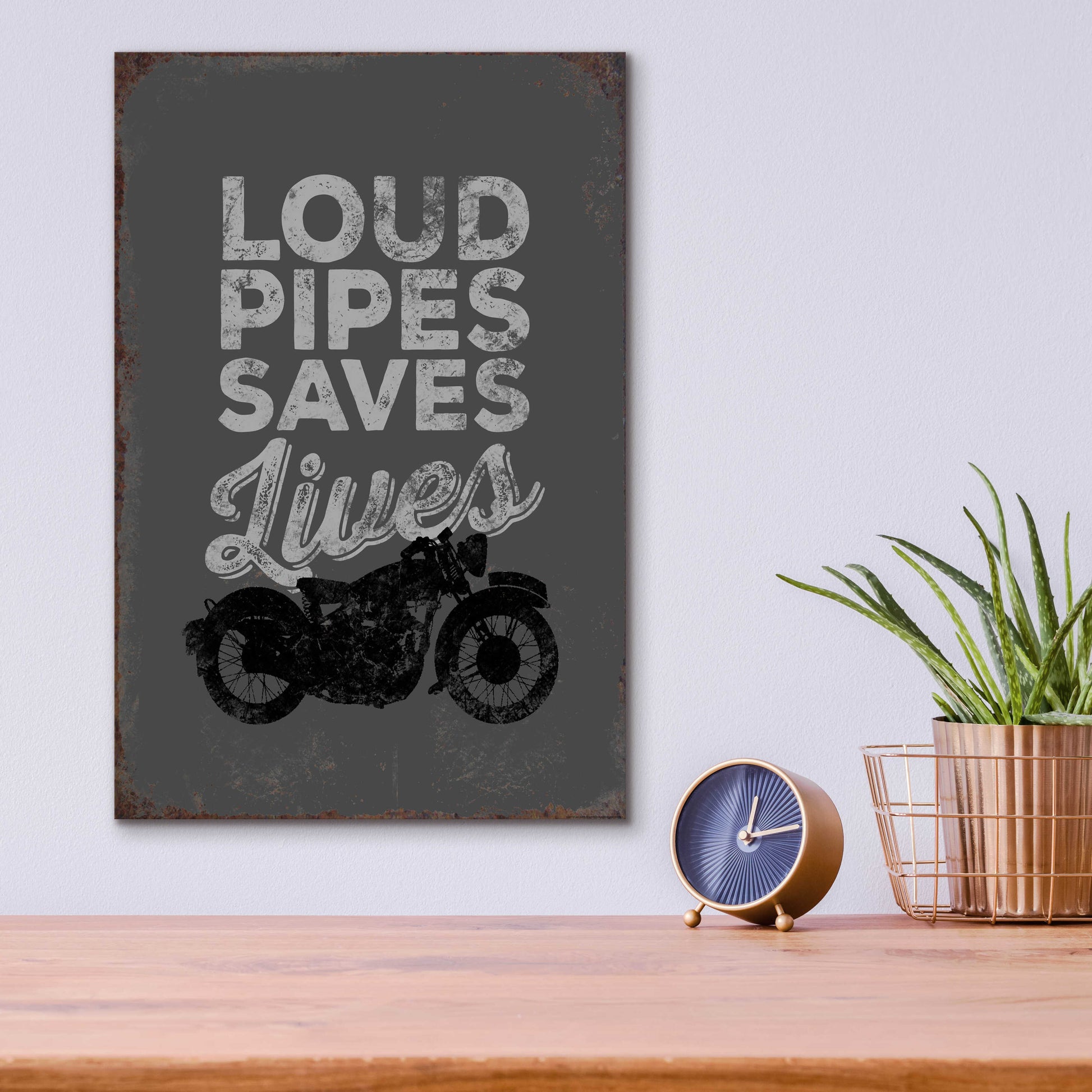 Epic Art 'Loud Pipes' by JJ Brando, Acrylic Glass Wall Art,12x16