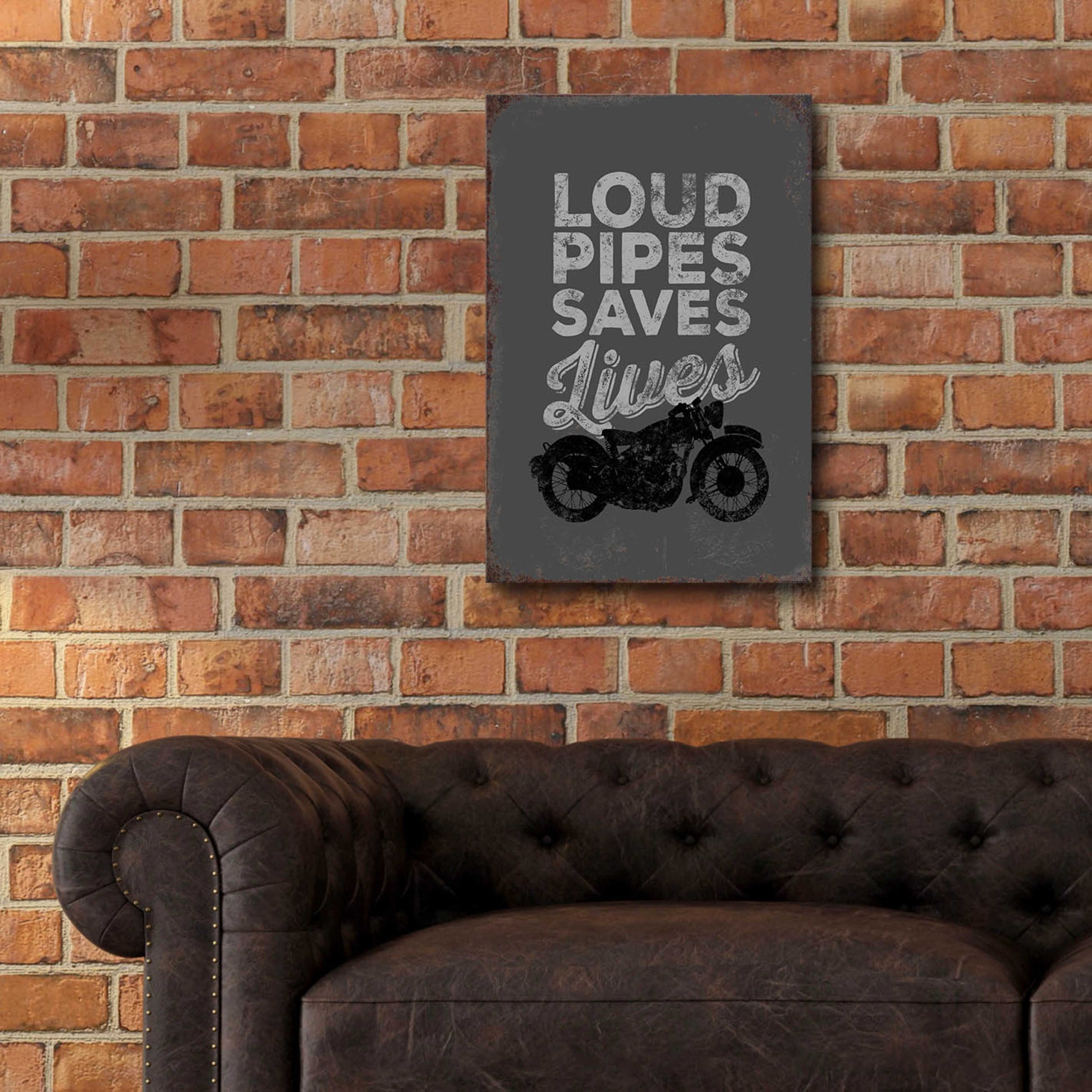 Epic Art 'Loud Pipes' by JJ Brando, Acrylic Glass Wall Art,16x24
