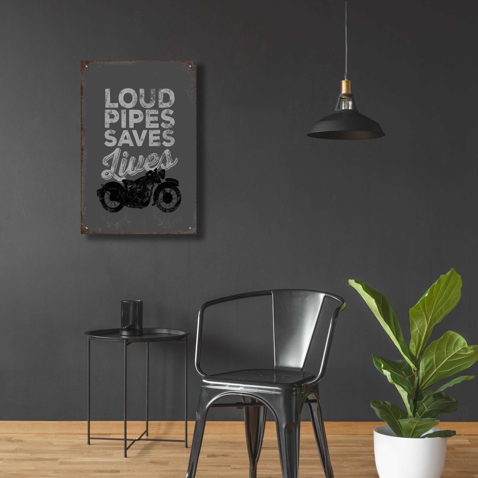 Epic Art 'Loud Pipes' by JJ Brando, Acrylic Glass Wall Art,24x36