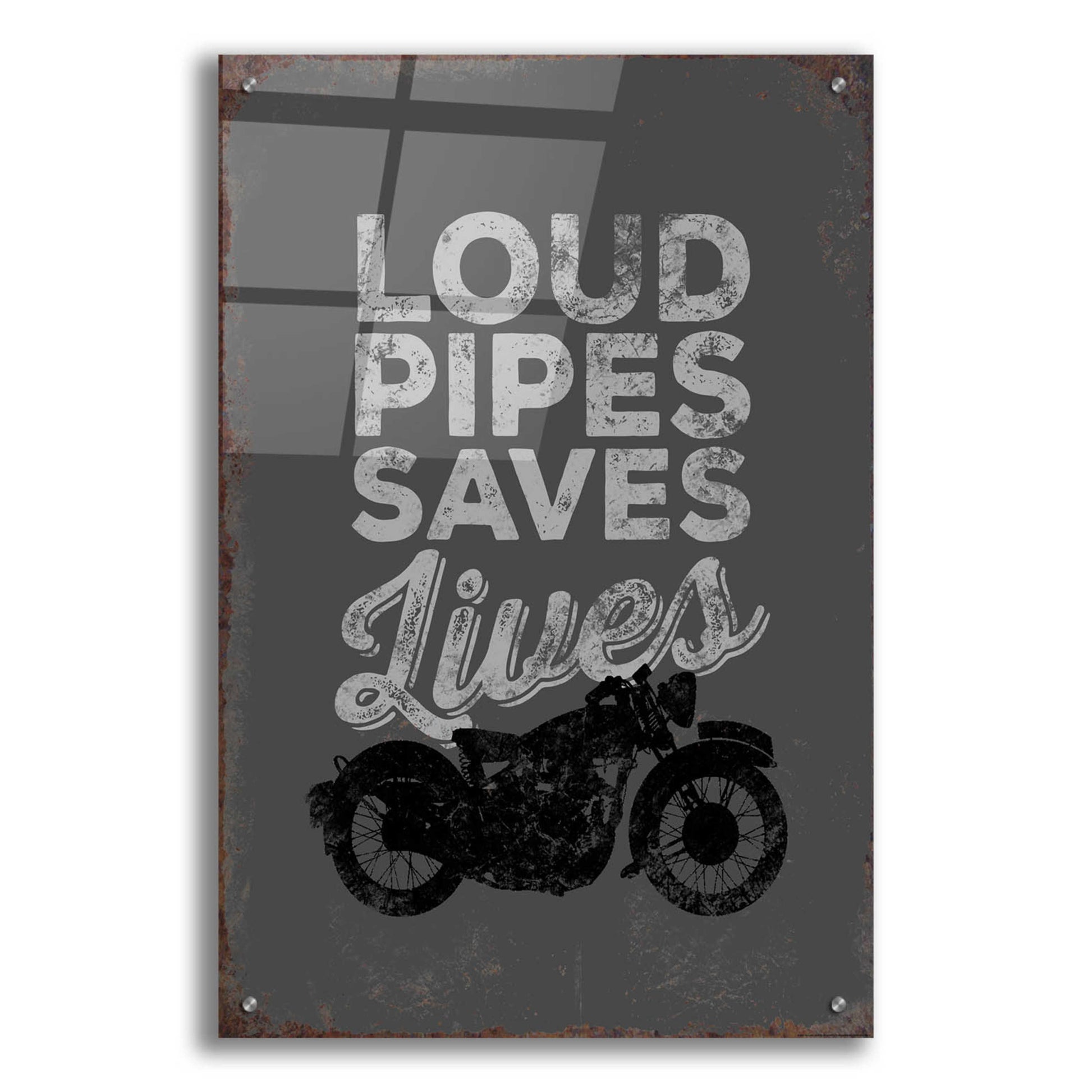 Epic Art 'Loud Pipes' by JJ Brando, Acrylic Glass Wall Art,24x36