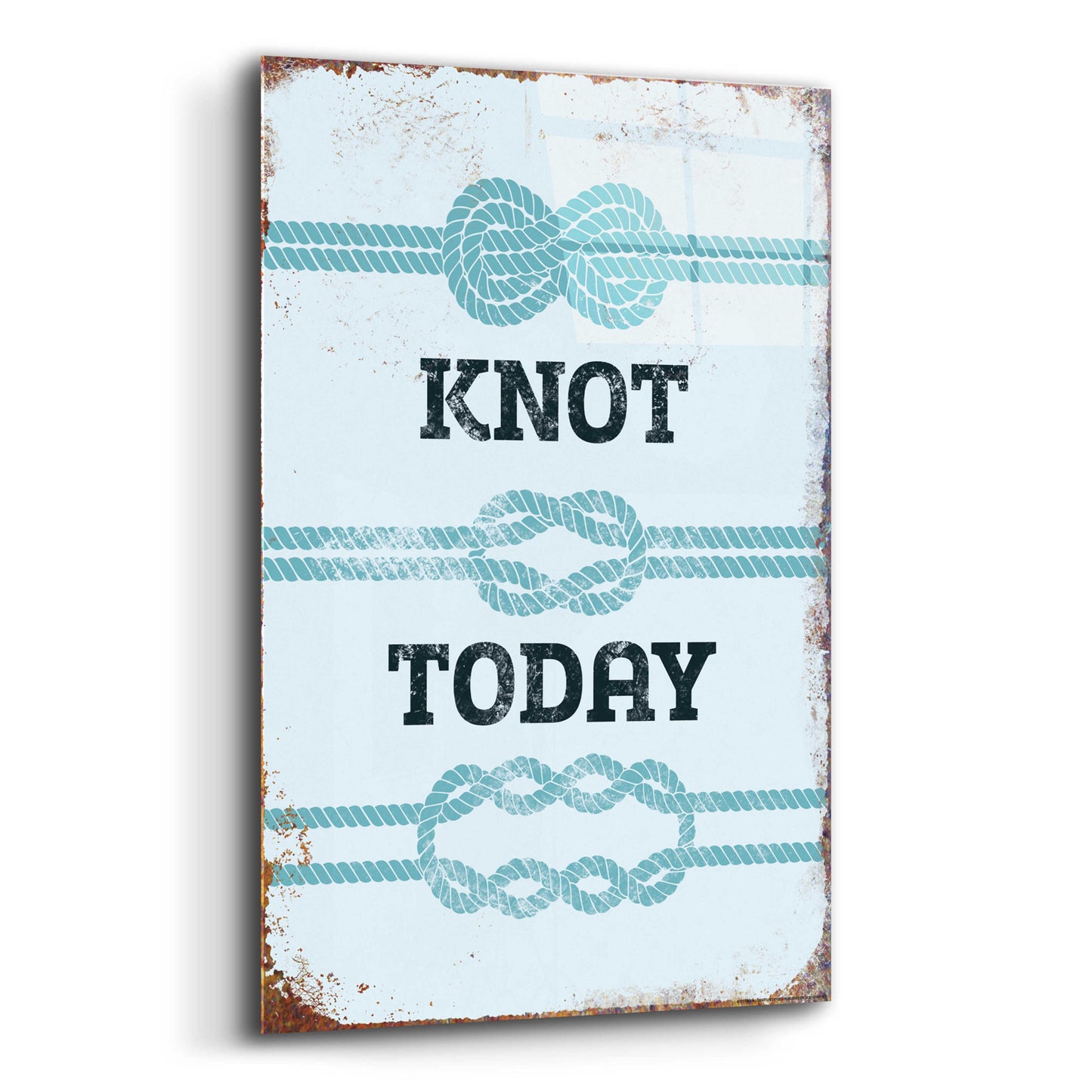 Epic Art 'Knot Today' by JJ Brando, Acrylic Glass Wall Art,16x24