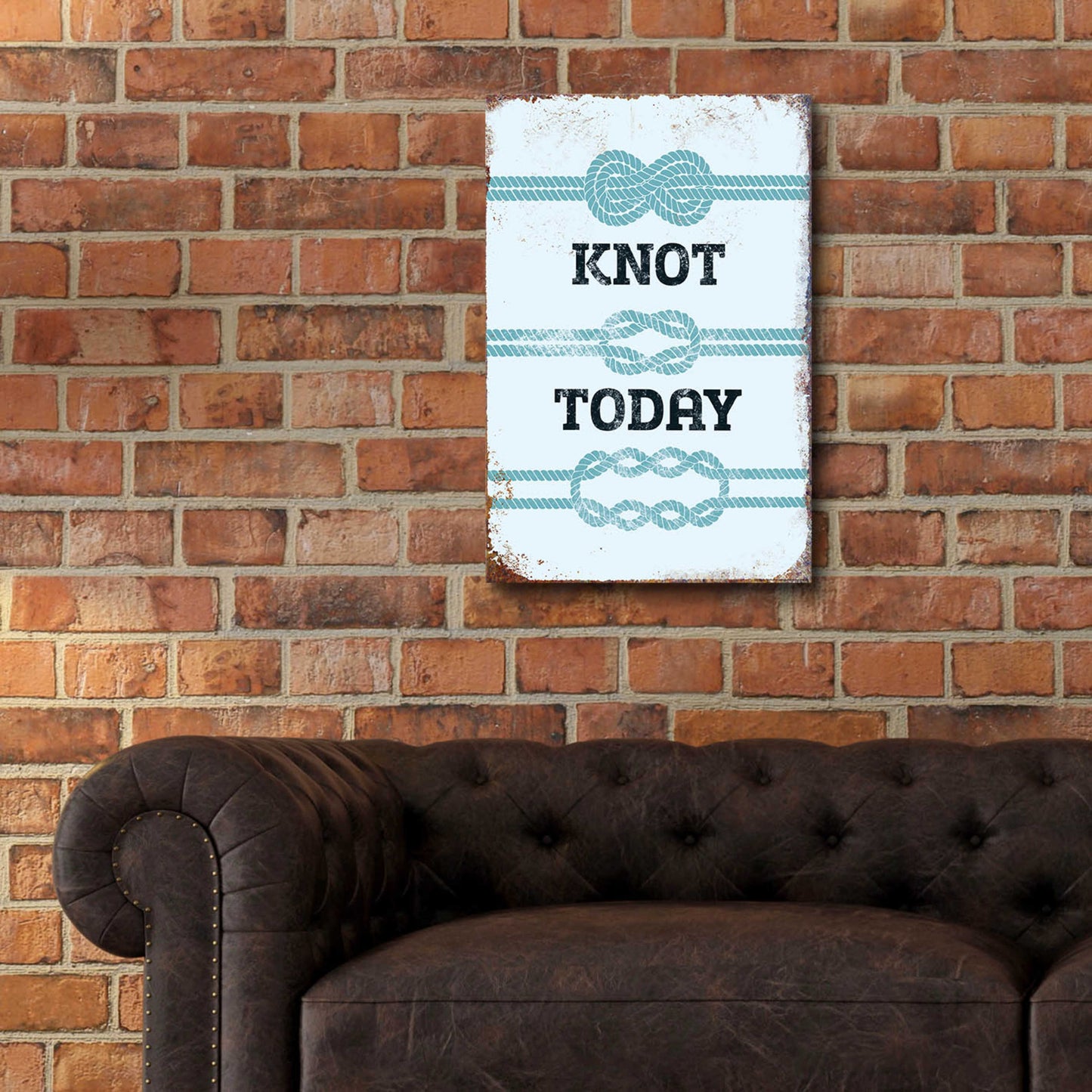 Epic Art 'Knot Today' by JJ Brando, Acrylic Glass Wall Art,16x24