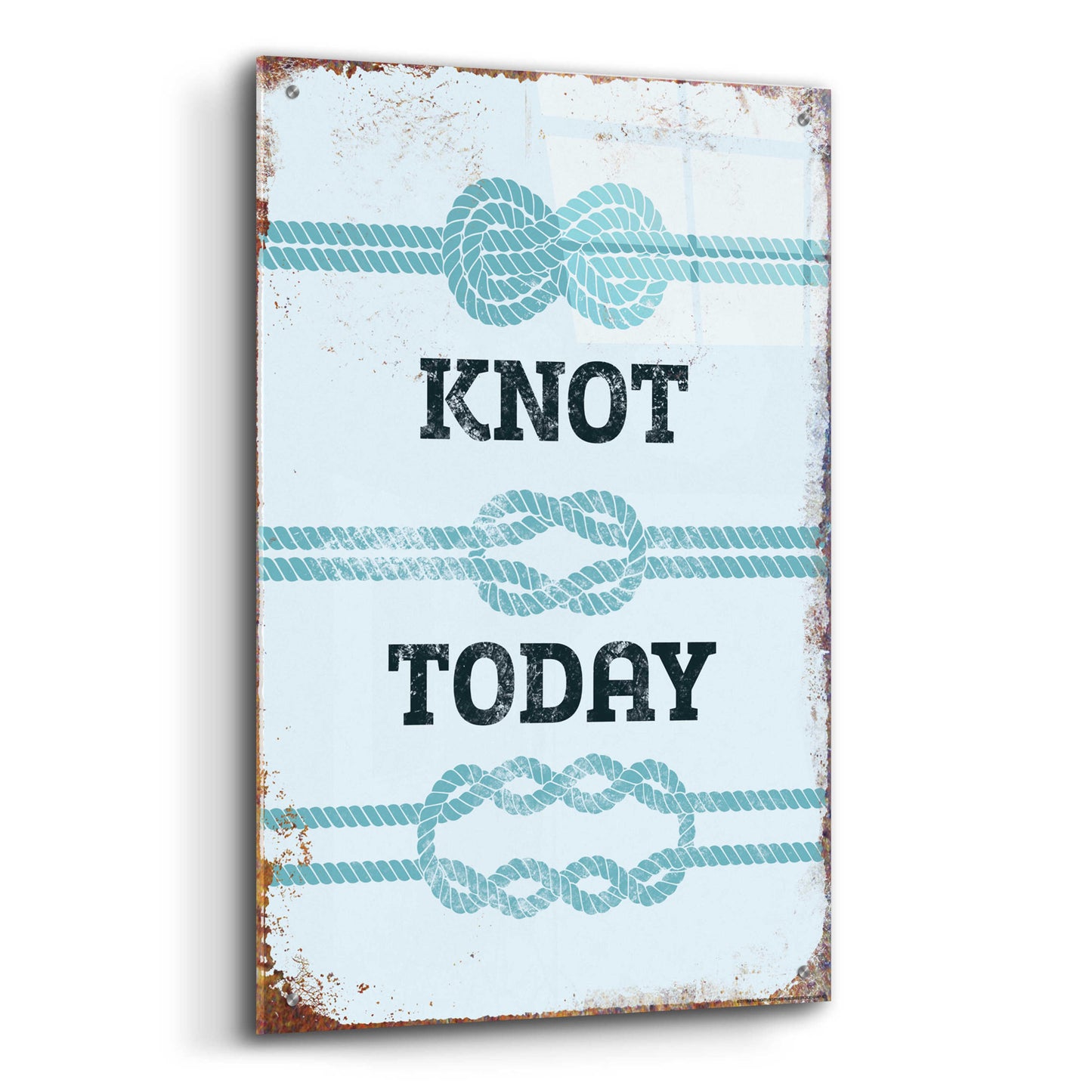 Epic Art 'Knot Today' by JJ Brando, Acrylic Glass Wall Art,24x36