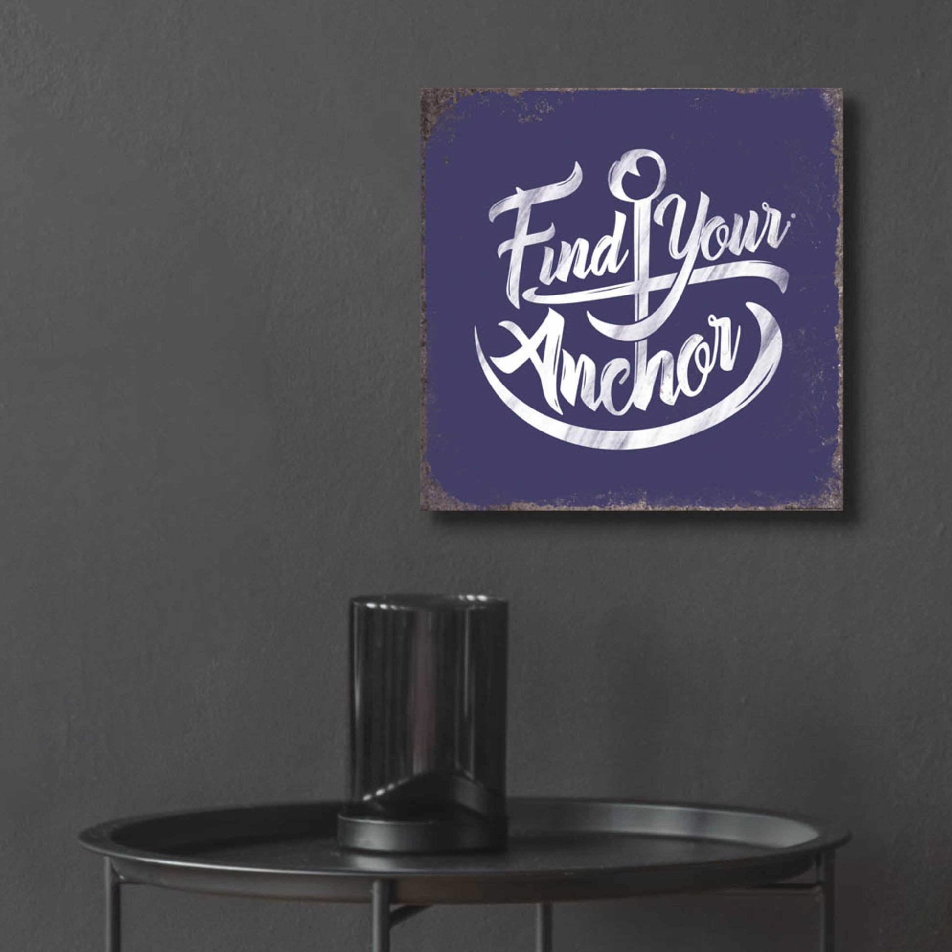 Epic Art 'Find Anchor' by JJ Brando, Acrylic Glass Wall Art,12x12