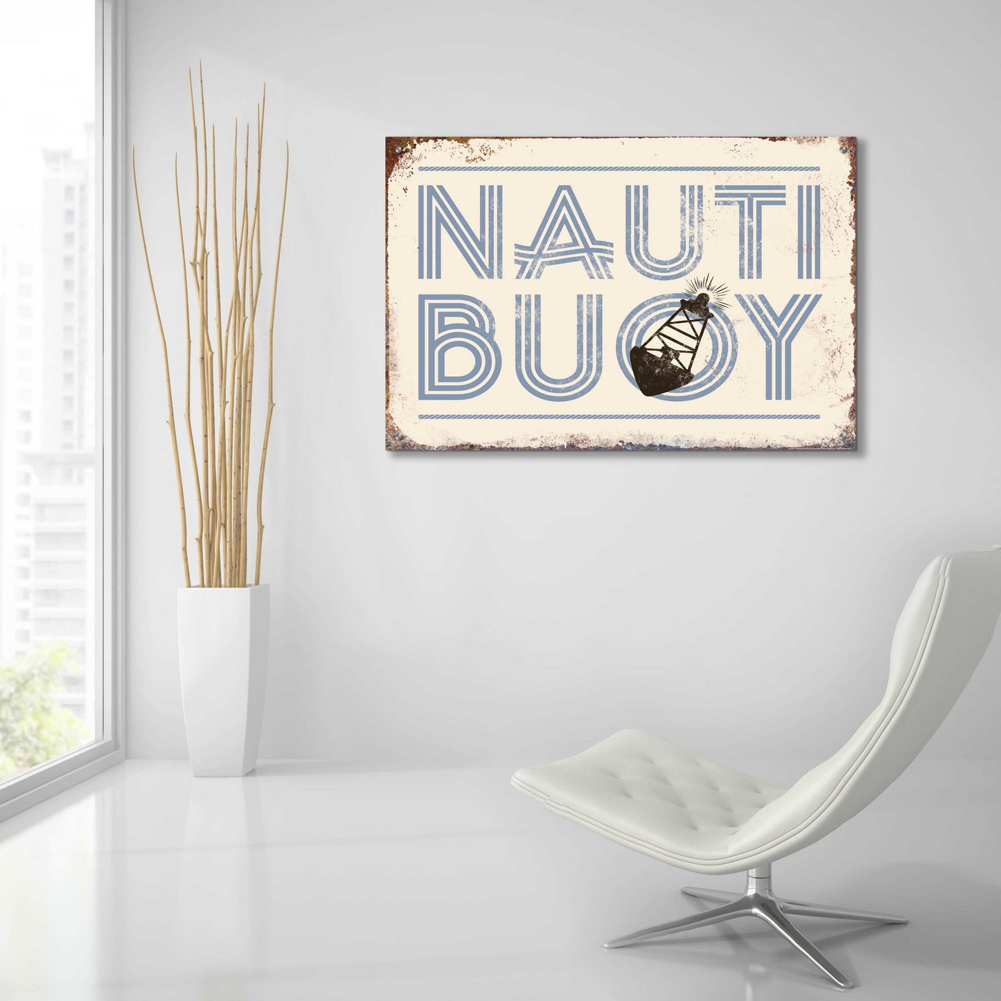 Epic Art 'Nautibuoy' by JJ Brando, Acrylic Glass Wall Art,36x24