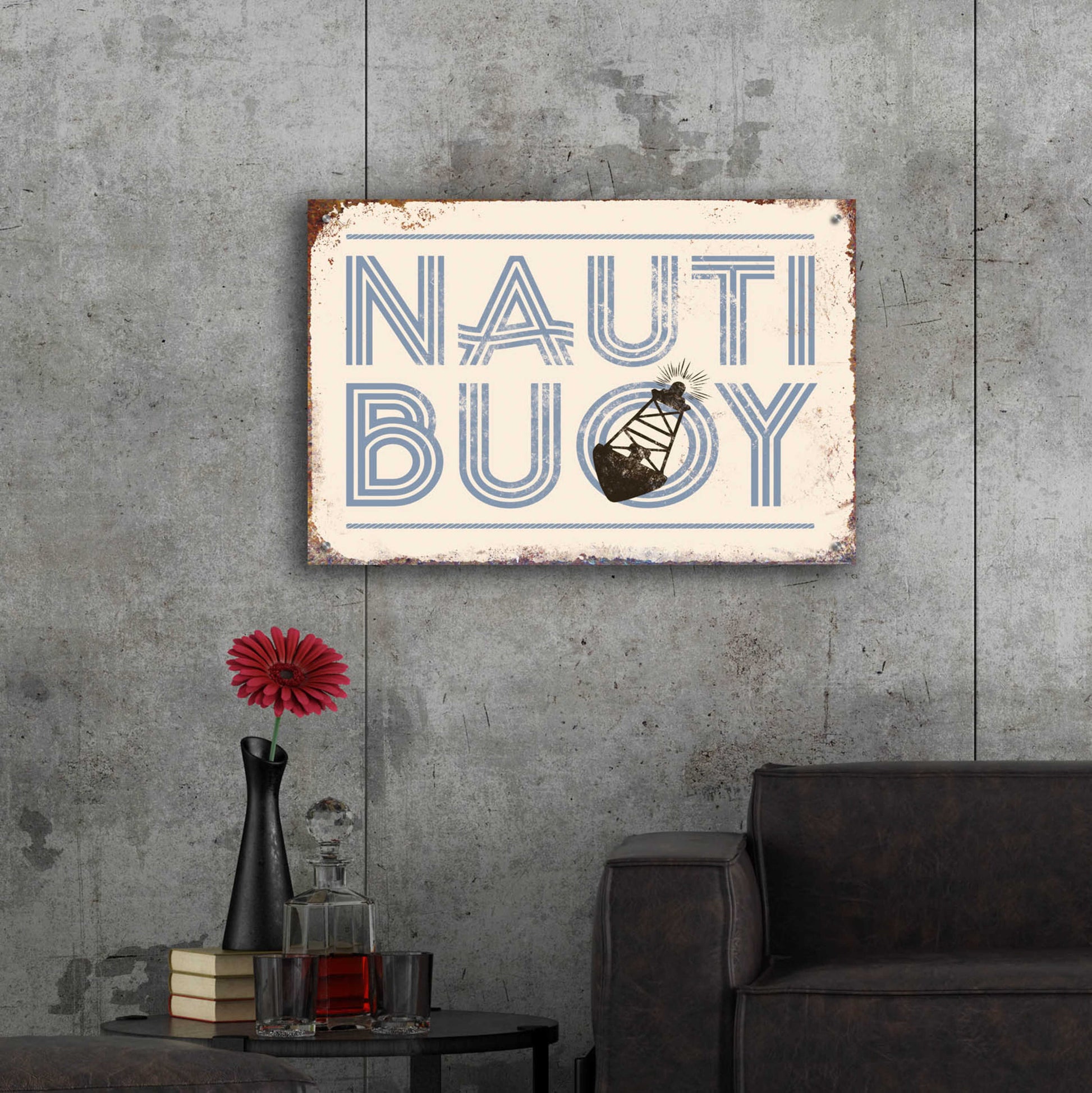 Epic Art 'Nautibuoy' by JJ Brando, Acrylic Glass Wall Art,36x24