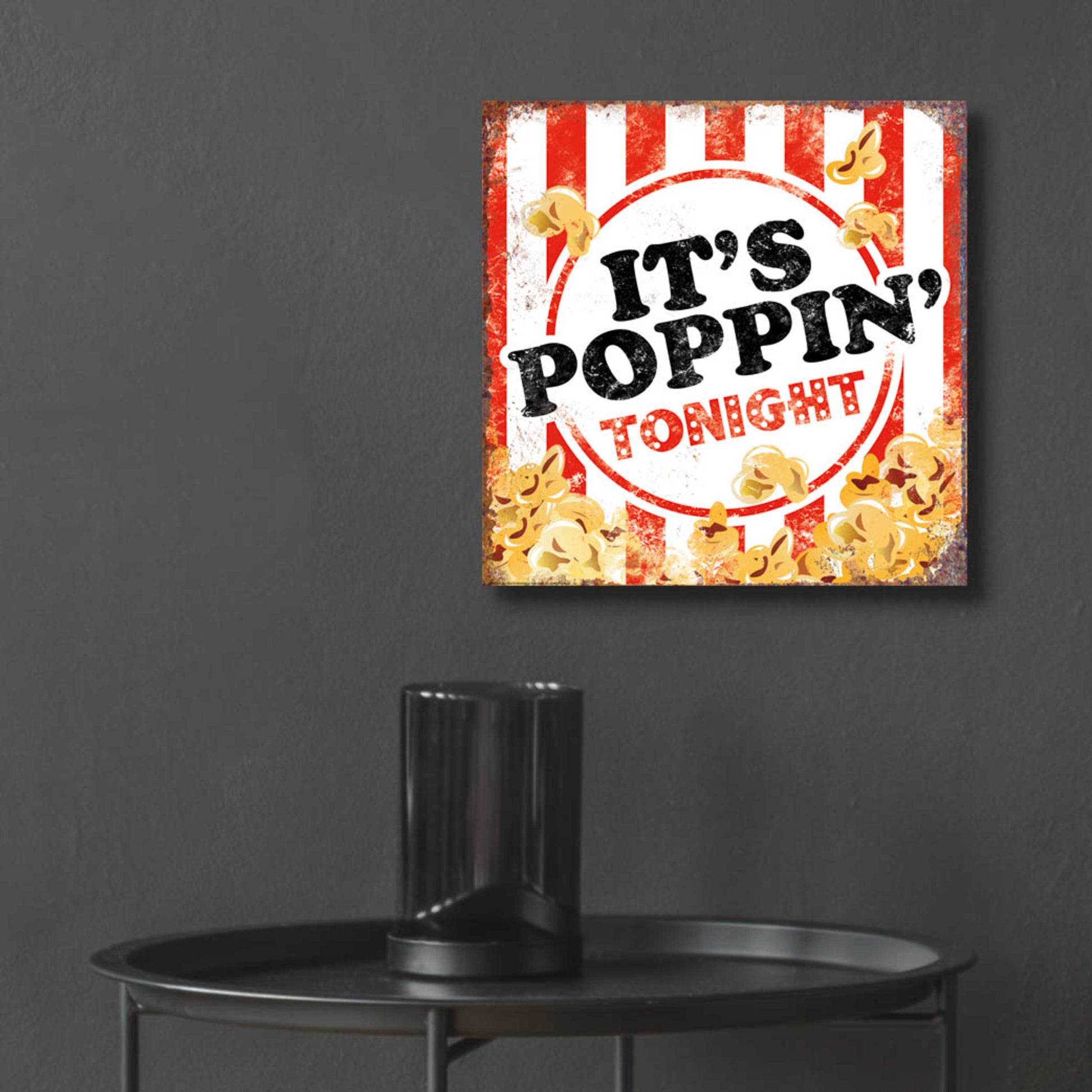 Epic Art 'It's Poppin' by JJ Brando, Acrylic Glass Wall Art,12x12