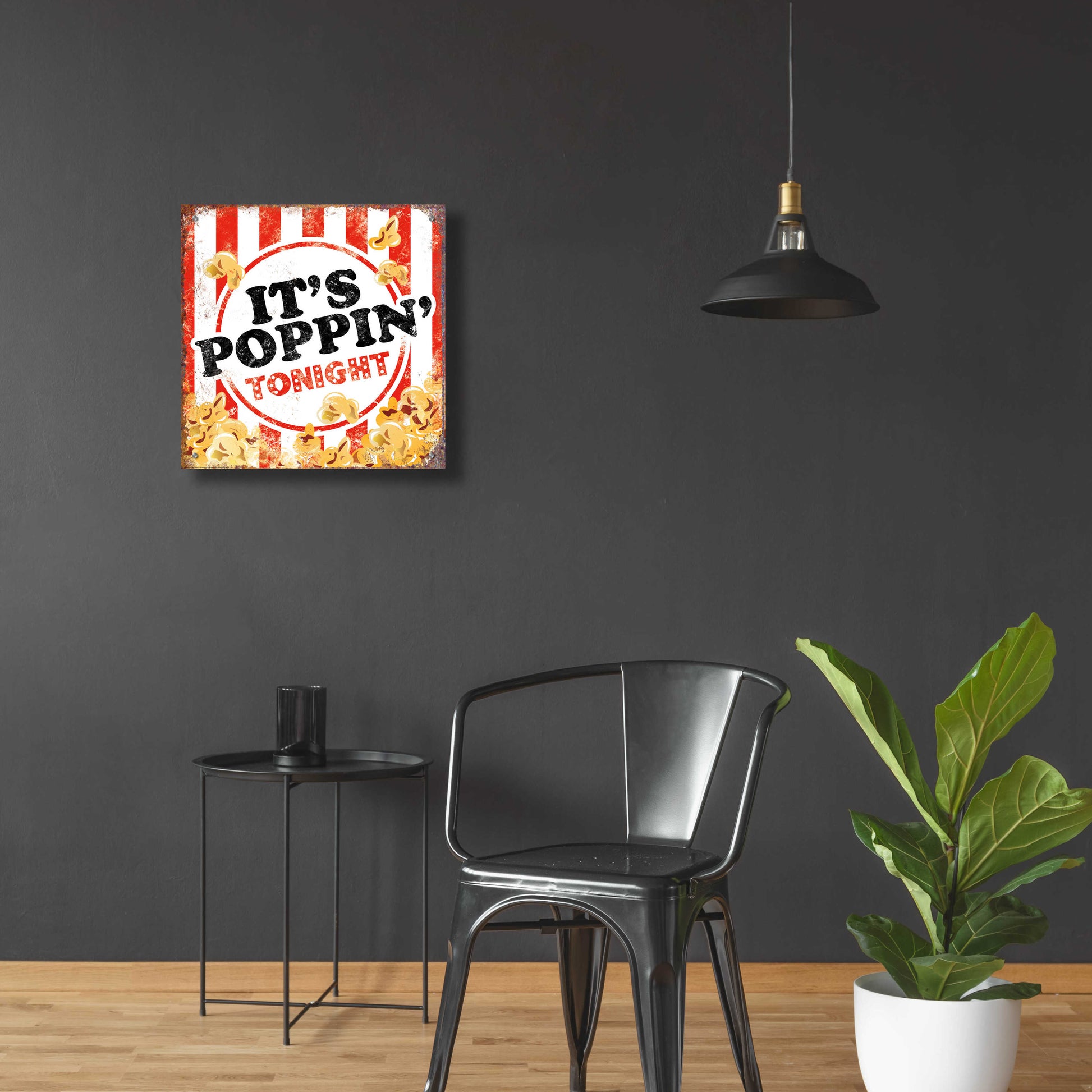 Epic Art 'It's Poppin' by JJ Brando, Acrylic Glass Wall Art,24x24