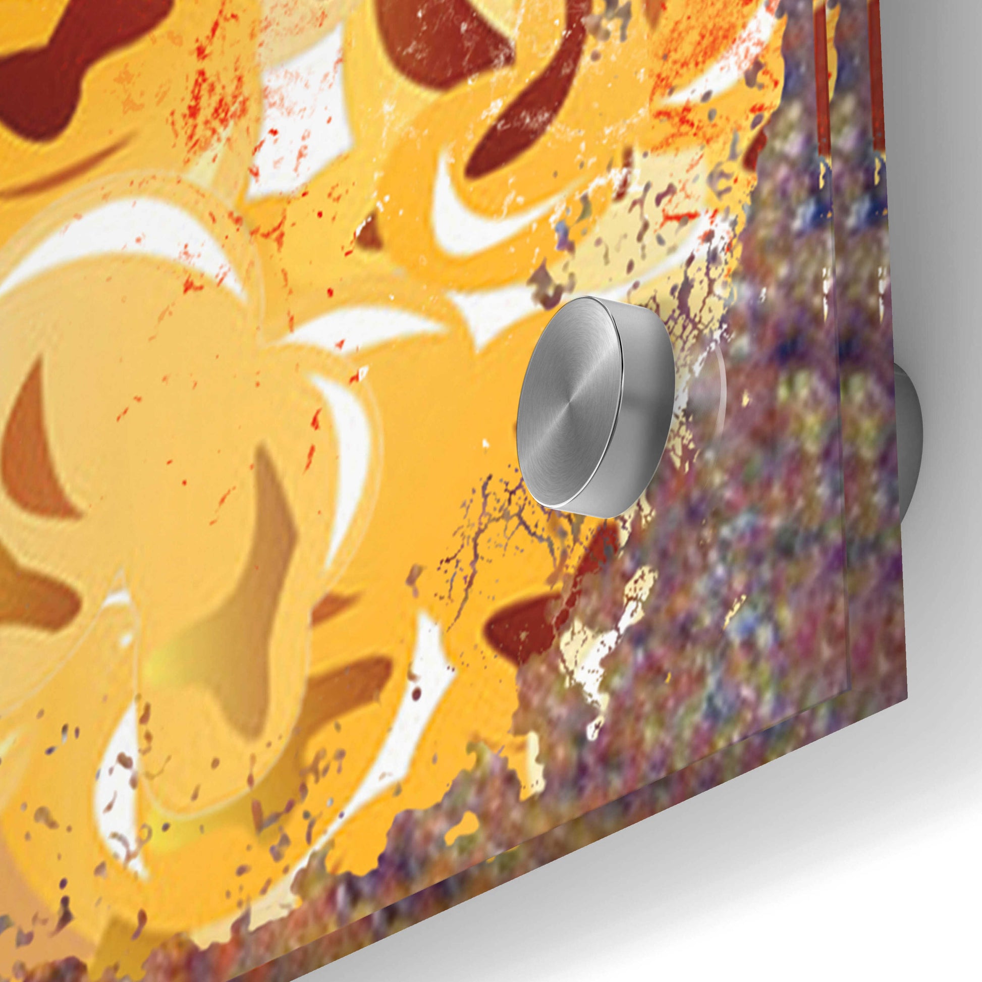 Epic Art 'It's Poppin' by JJ Brando, Acrylic Glass Wall Art,36x36