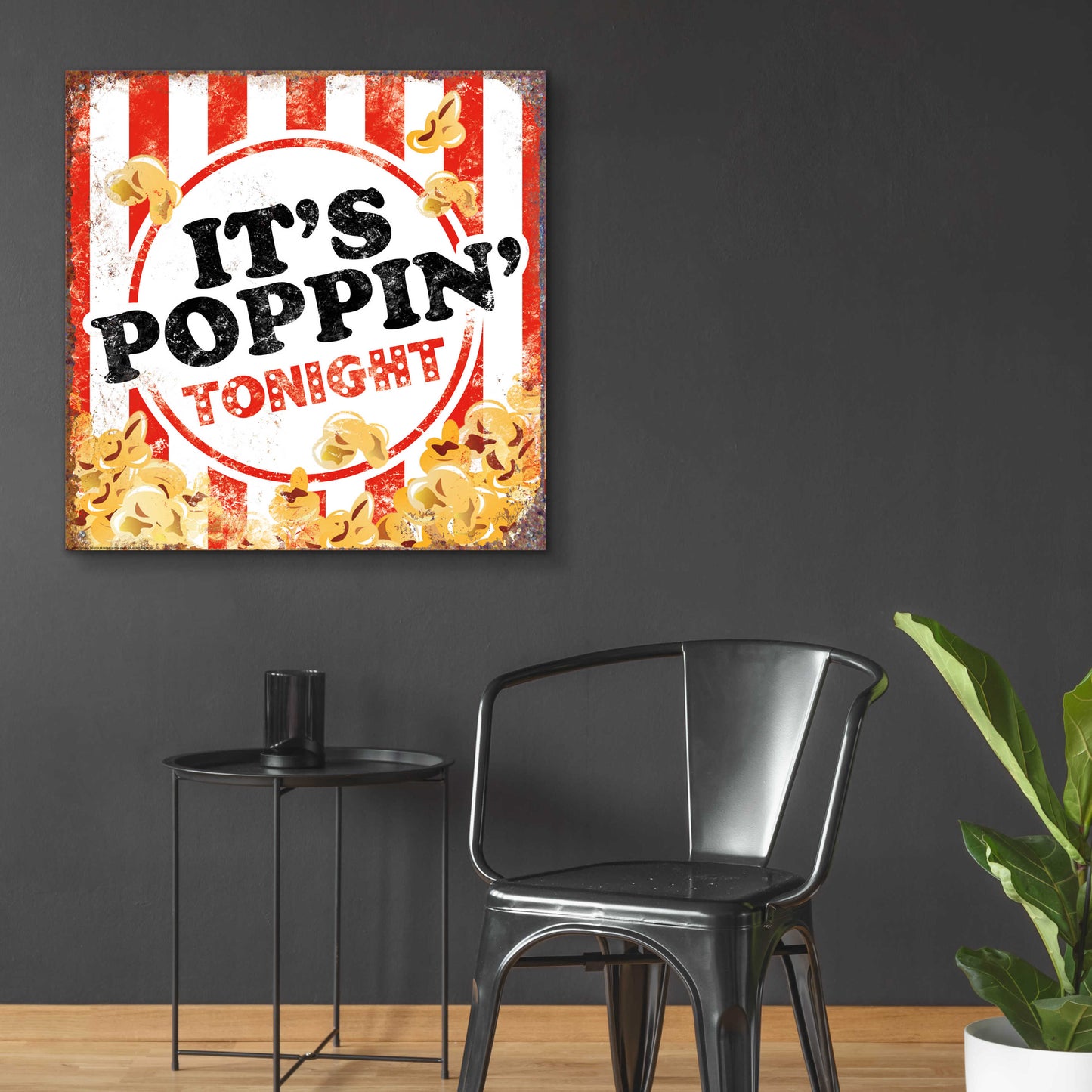 Epic Art 'It's Poppin' by JJ Brando, Acrylic Glass Wall Art,36x36