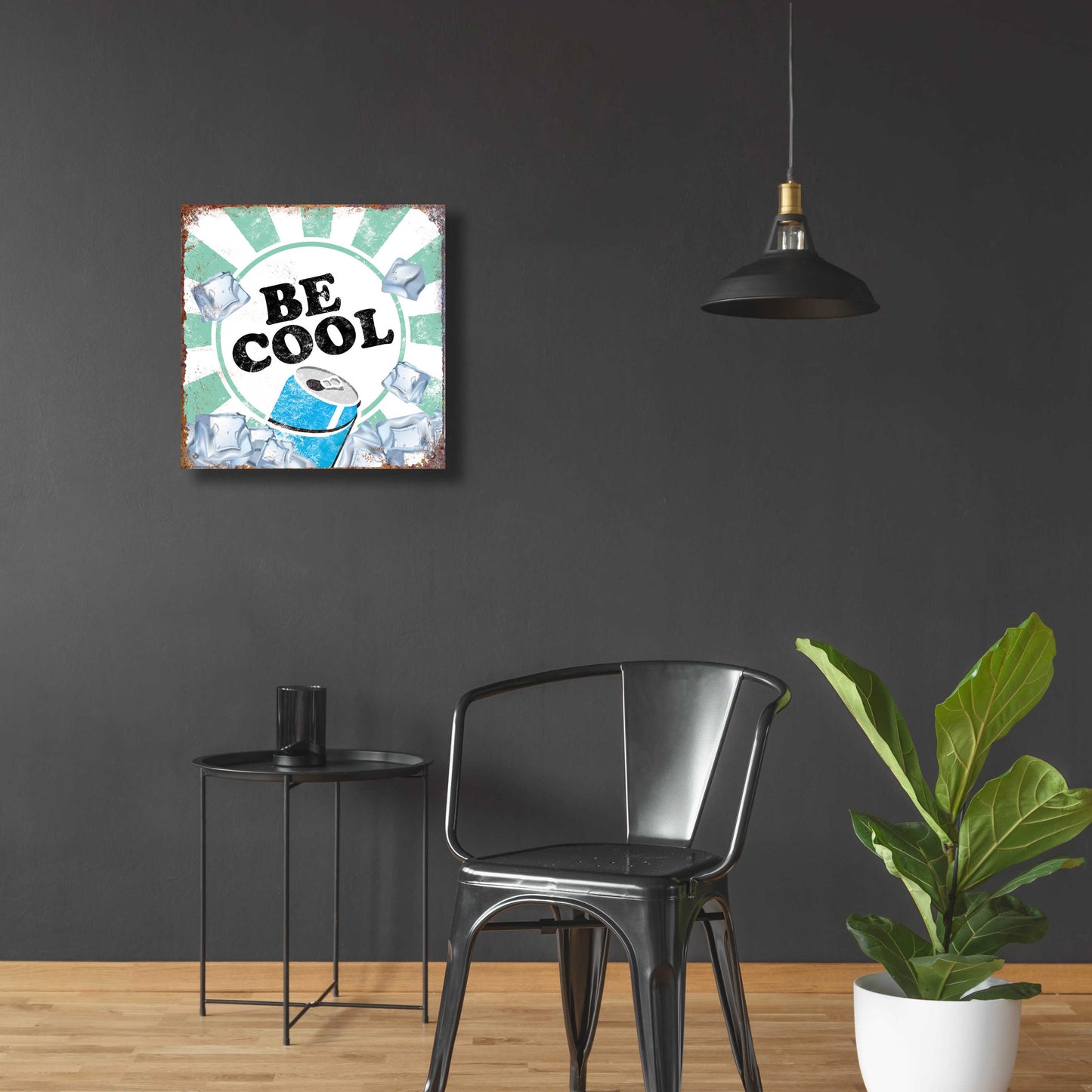 Epic Art 'Be Cool' by JJ Brando, Acrylic Glass Wall Art,24x24