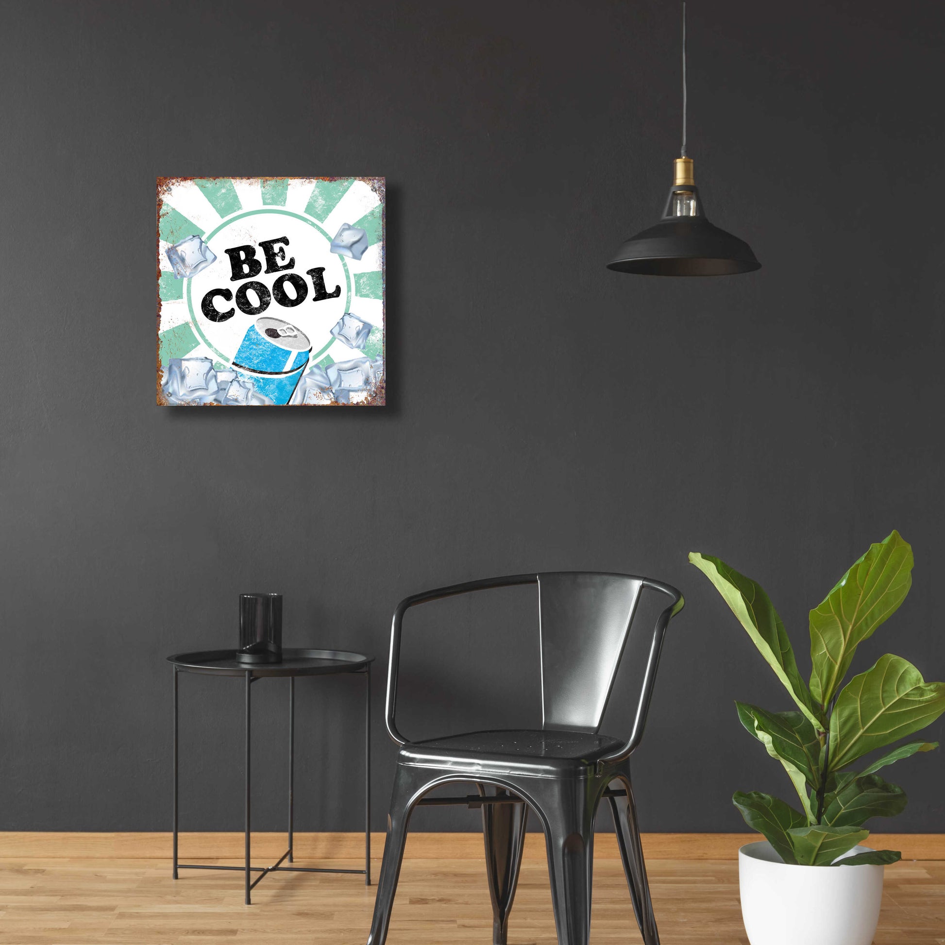 Epic Art 'Be Cool' by JJ Brando, Acrylic Glass Wall Art,24x24