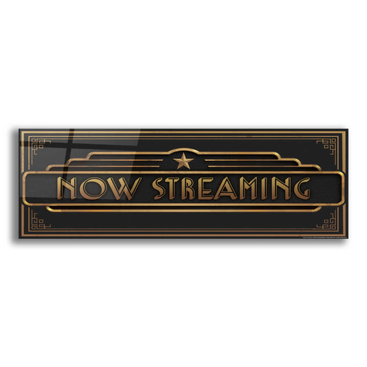 Epic Art 'Now Streaming' by JJ Brando, Acrylic Glass Wall Art