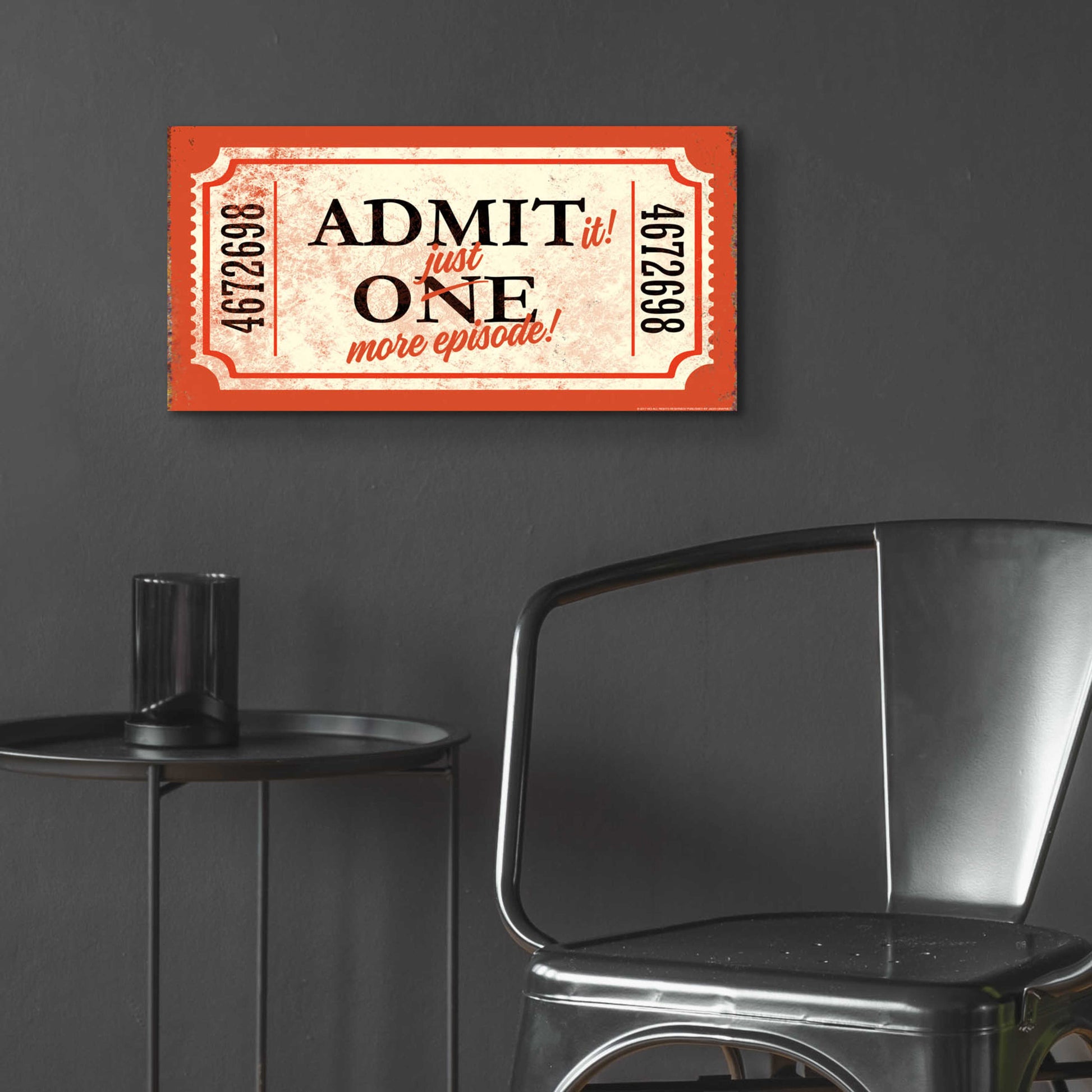 Epic Art 'Just One More' by JJ Brando, Acrylic Glass Wall Art,24x12
