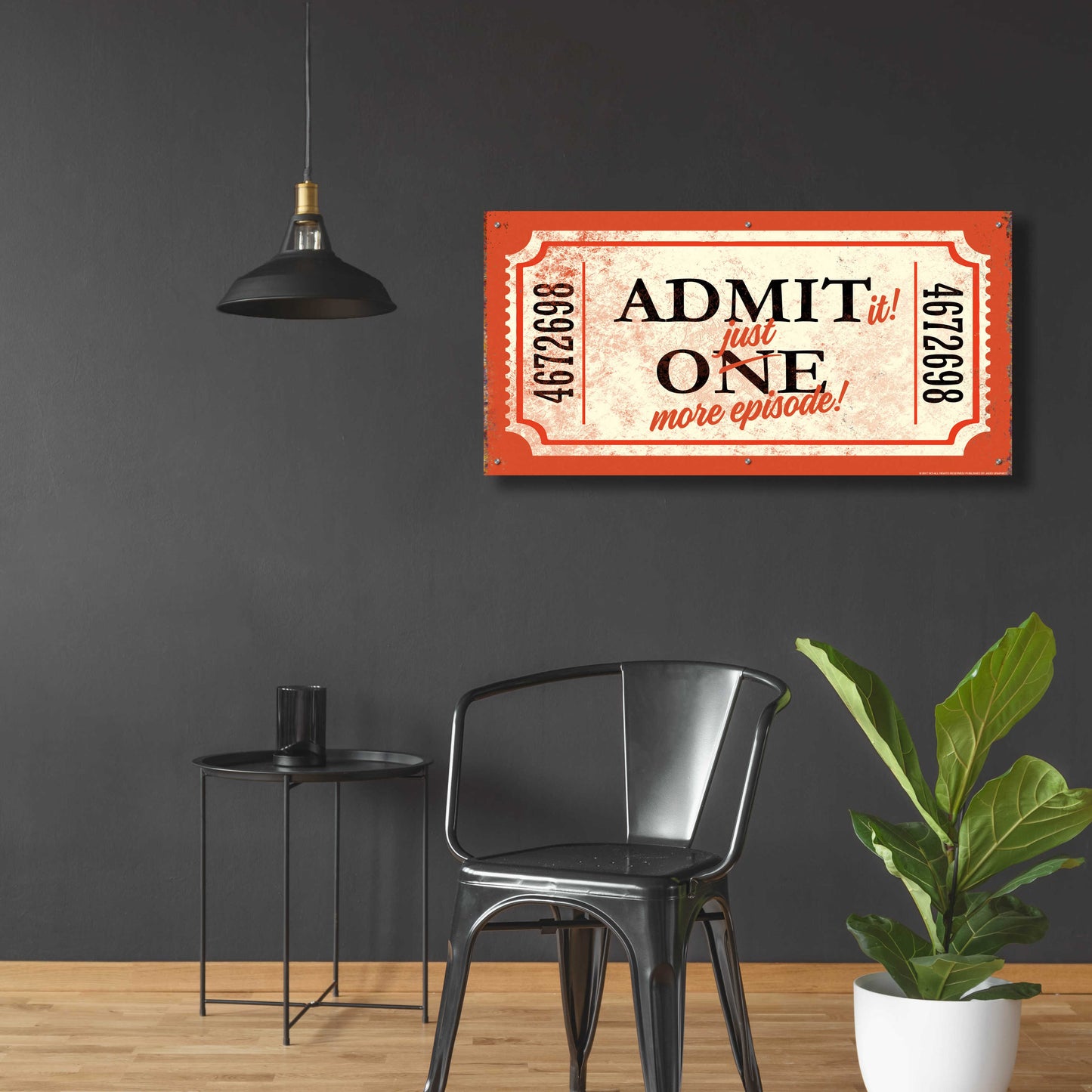 Epic Art 'Just One More' by JJ Brando, Acrylic Glass Wall Art,48x24